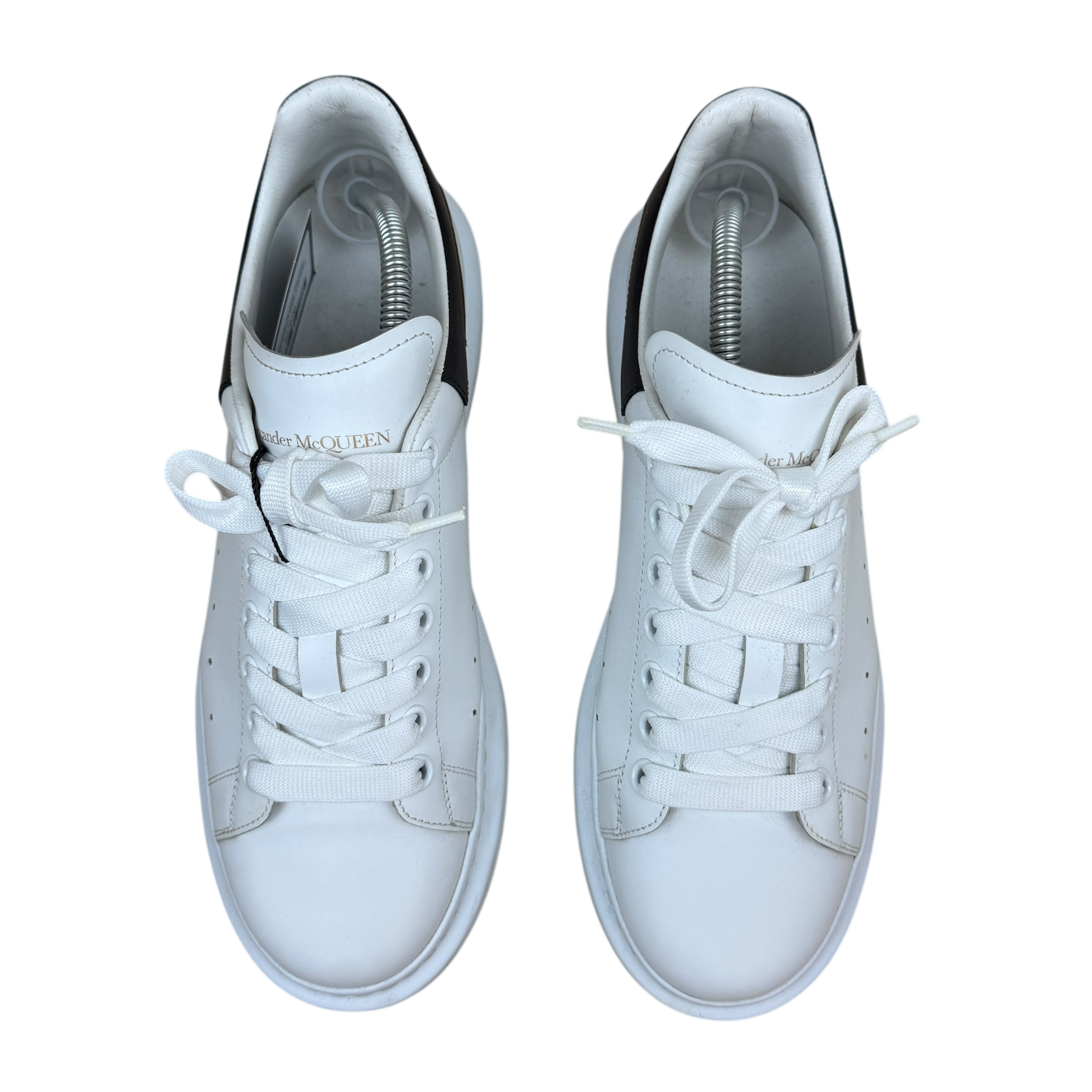 Alexander McQueen Oversized Leather Sneakers White (US9/EU42) thumbnail 5