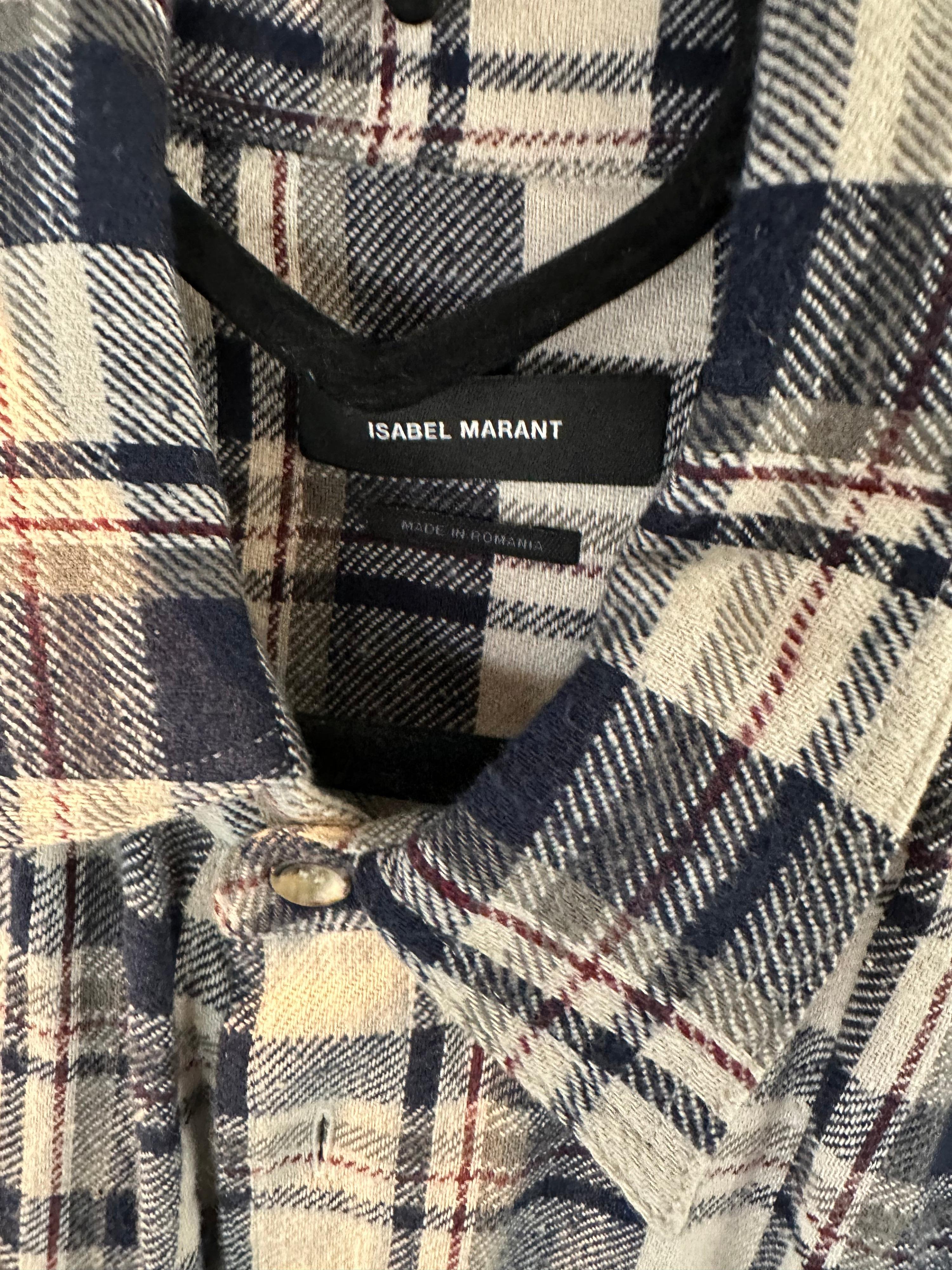 Isabel Marant Oversized Plaid Shirt (size XS womens) thumbnail 2