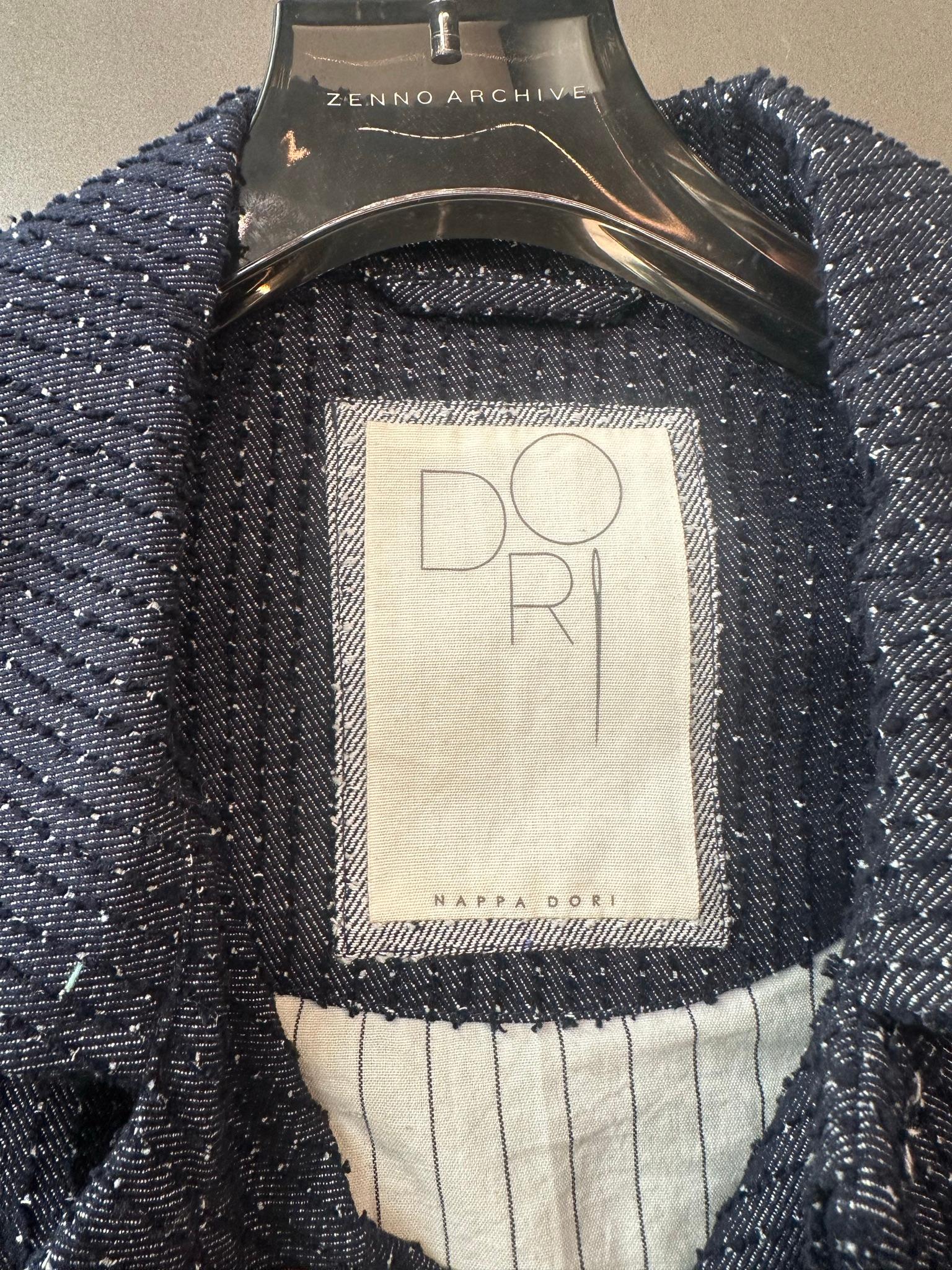 Nappa Dori Drift Denim Bomber Jacket Navy (Fits L-XL) thumbnail 2
