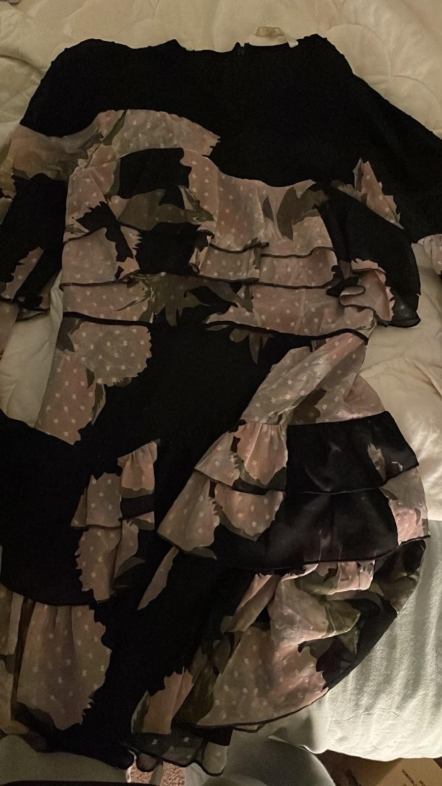 Talulah Pink & Black Floral Dress
