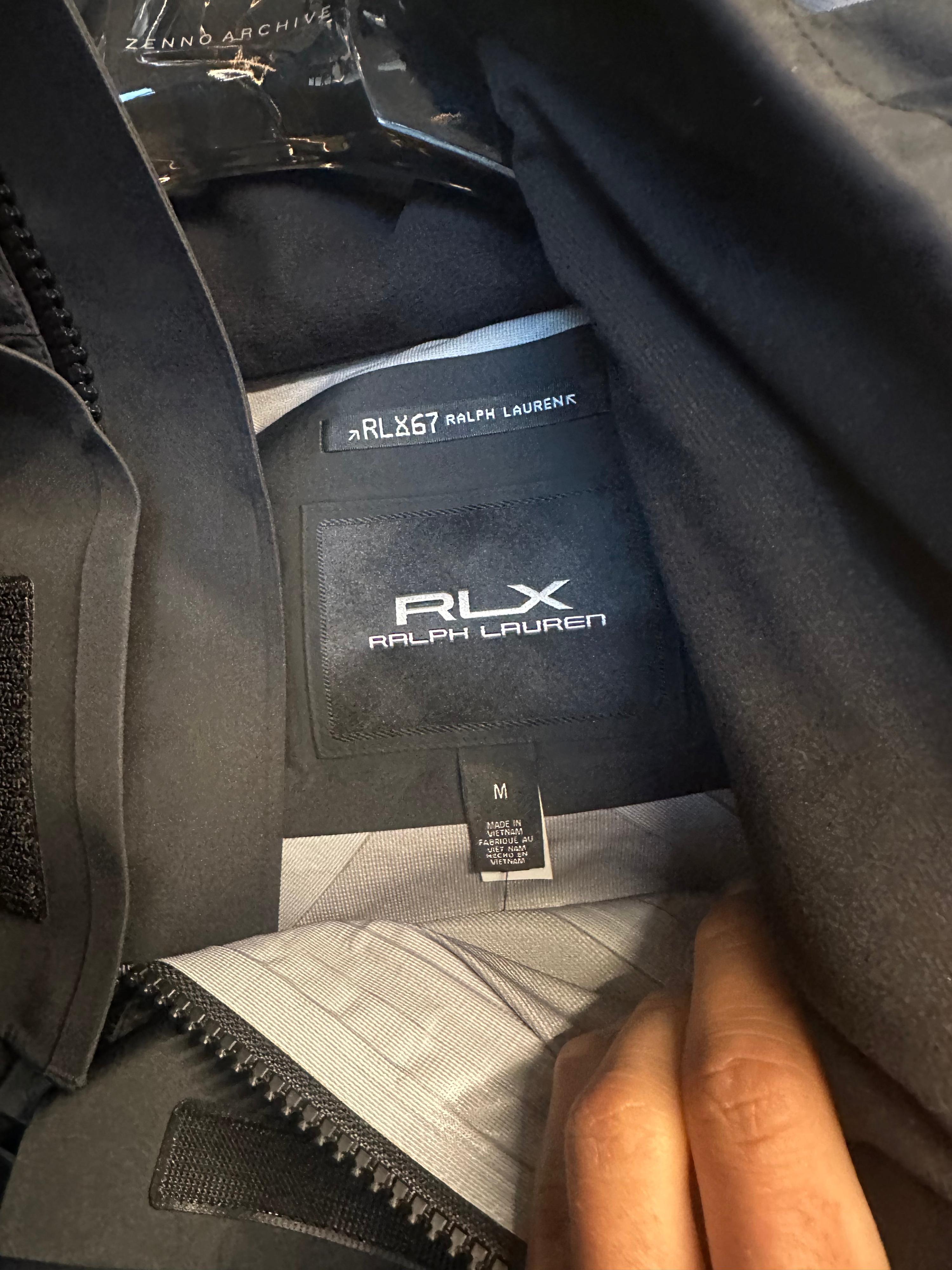 RLX Ralph Lauren Patterson Pullover Technical Jacket Black (Size M) thumbnail 2