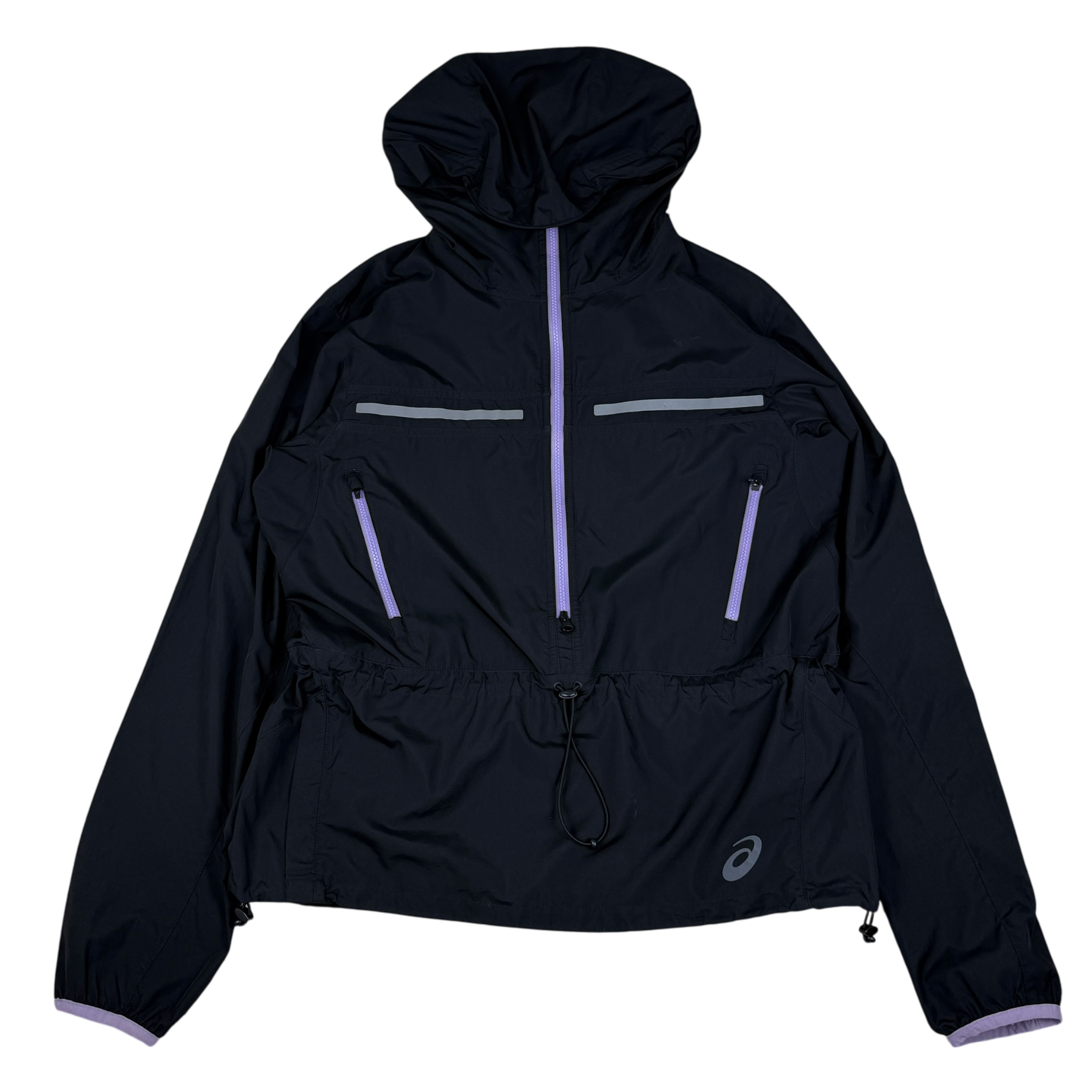 Kiko Kostadinov x ASICS Woven Anorak Jacket Black/Purple (Size M)