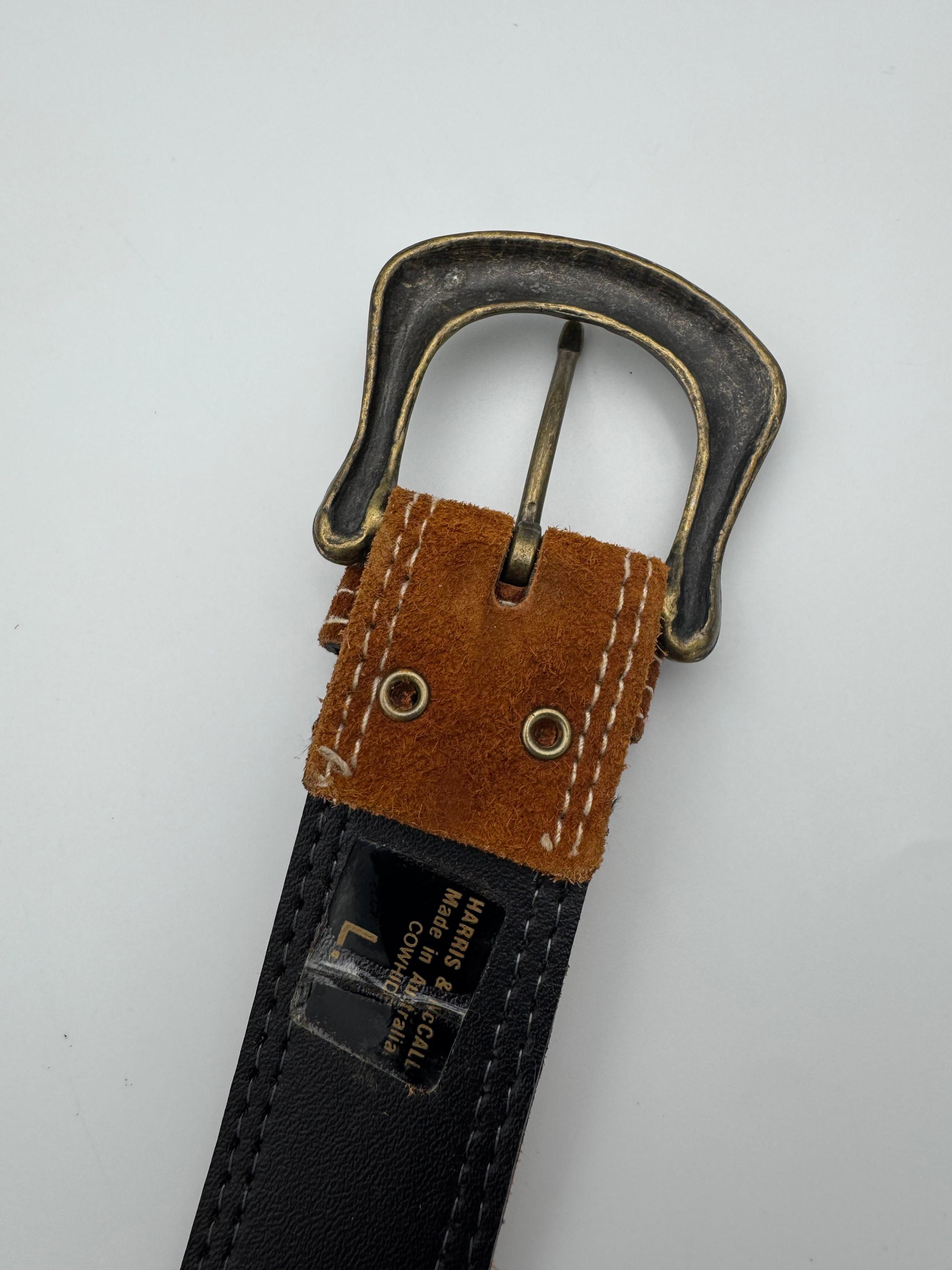 Harris & McCall tan western belt - size L thumbnail 6