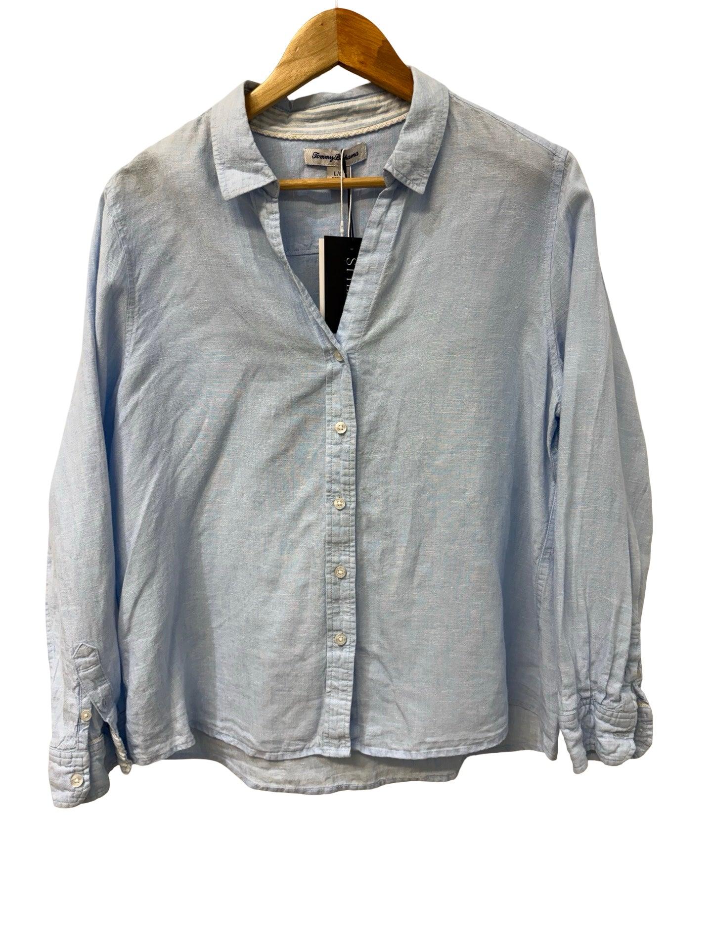 Tommy Bahama Light Blue Shirt L