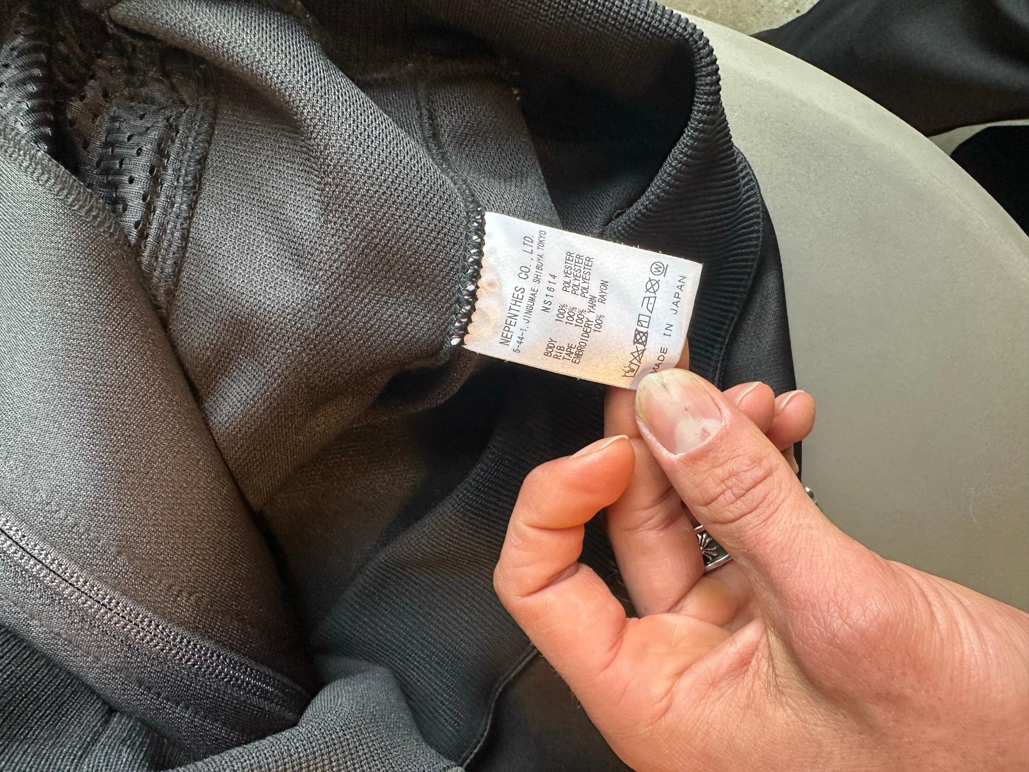 Needles × LHP AW23 Poly Smooth Track Jacket Black/Beige (Size M) thumbnail 3