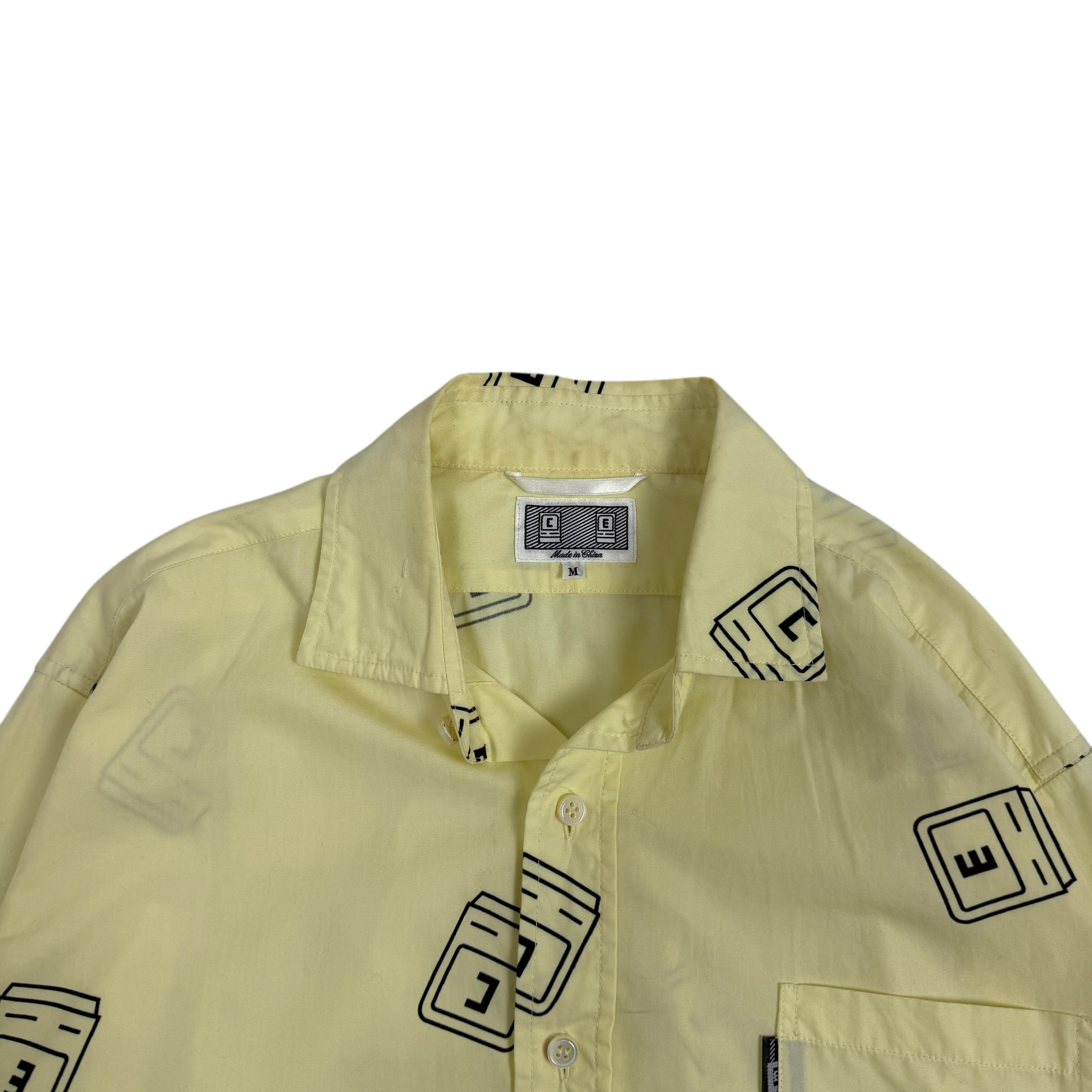 Cav Empt Graphic Block Shirt Yellow (Fits S-M) thumbnail 2