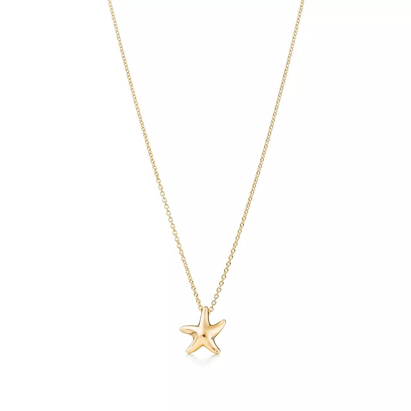 Tiffany & Co Gold Starfish Pendant