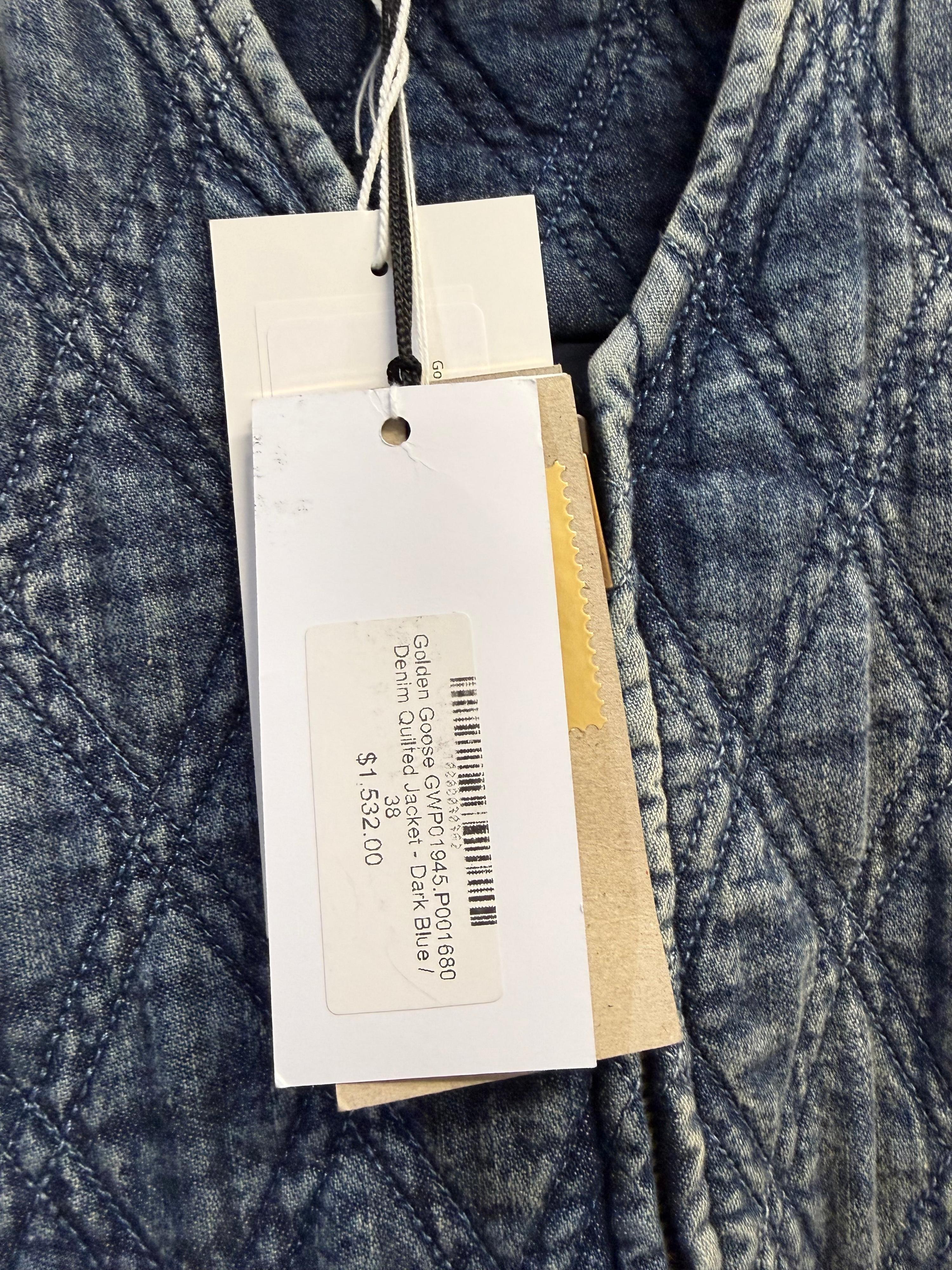Golden Goose Quilted Denim Jacket 38 BNWT thumbnail 4