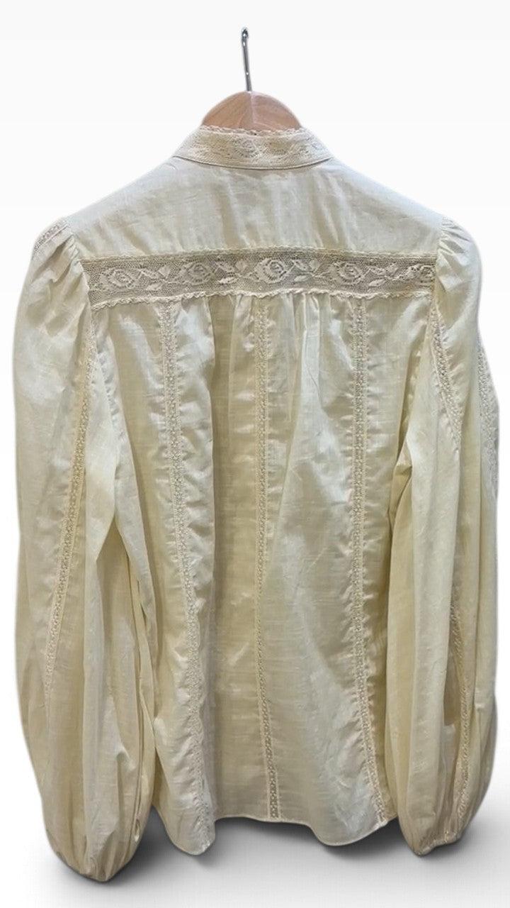 Zimmermann Cream Lace Blouse 1 thumbnail 2