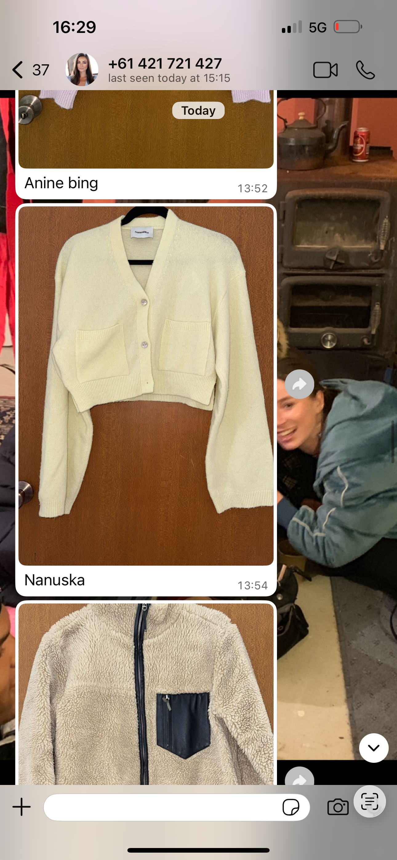 Nanushka Effie Wool Blend Cropped Cardigan Yellow (Size XS Womens)