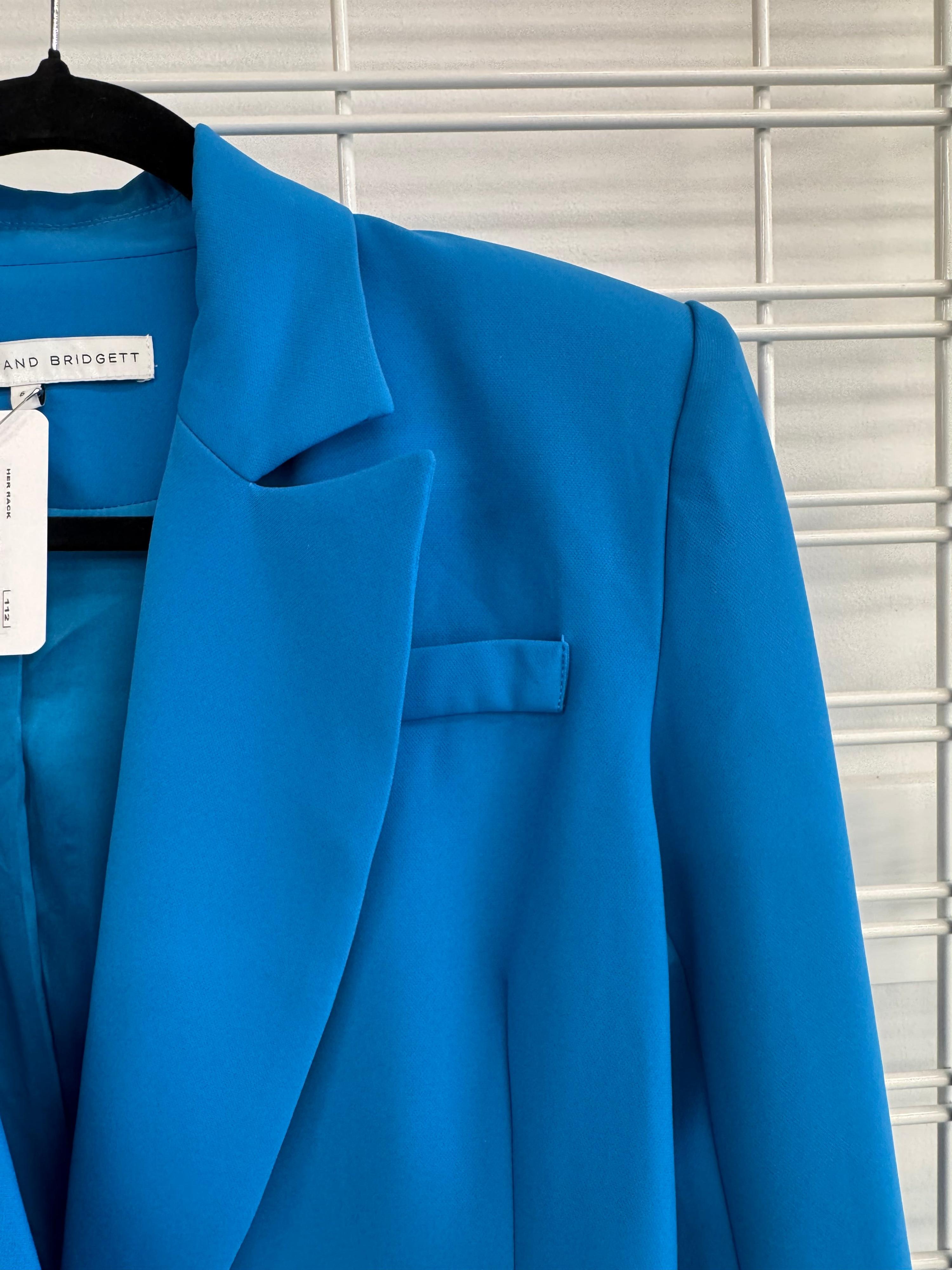 Bianca and Bridgett Blue Blazer - size 6 thumbnail 3
