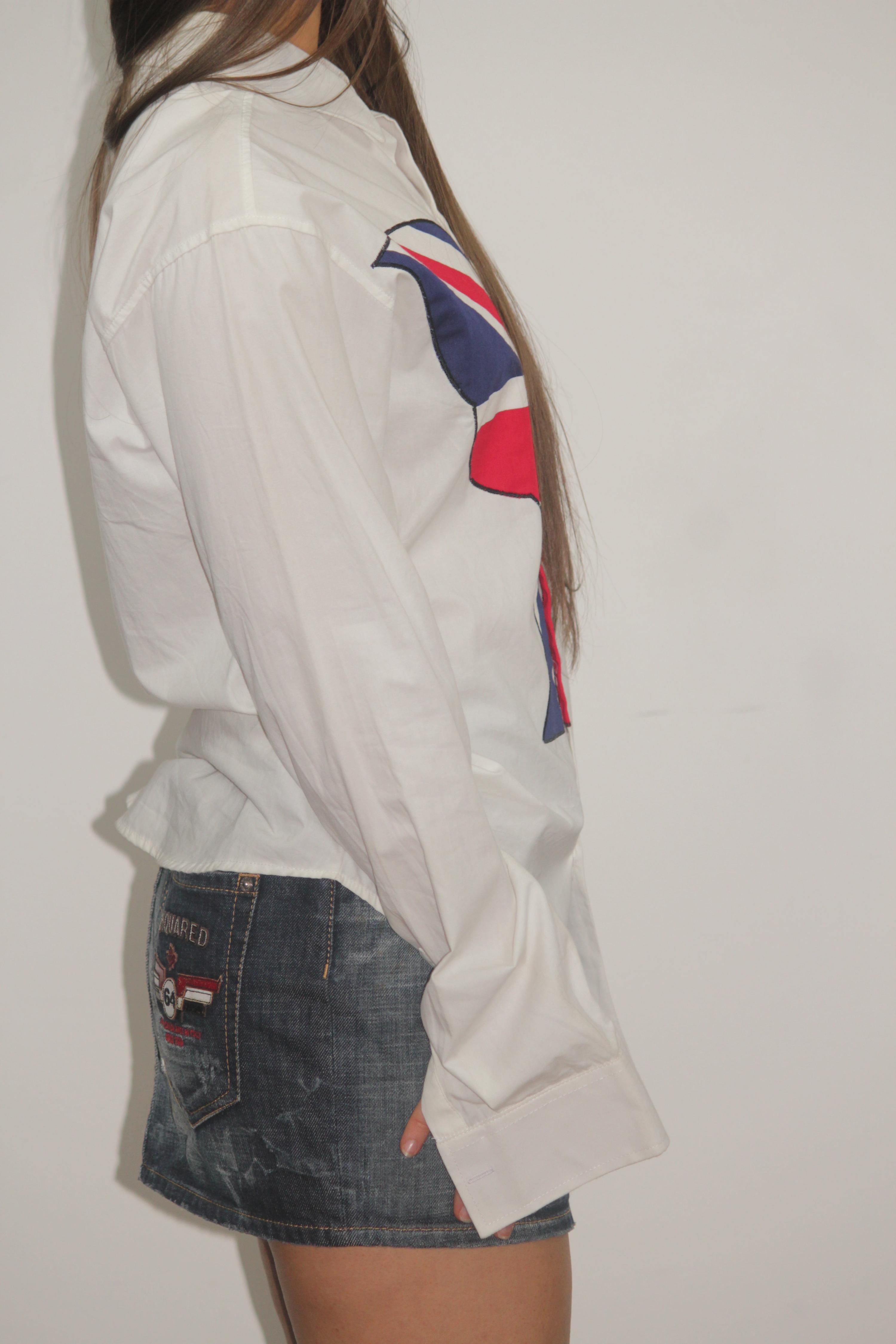 Grandma Funk White Union Jack Shirt thumbnail 2