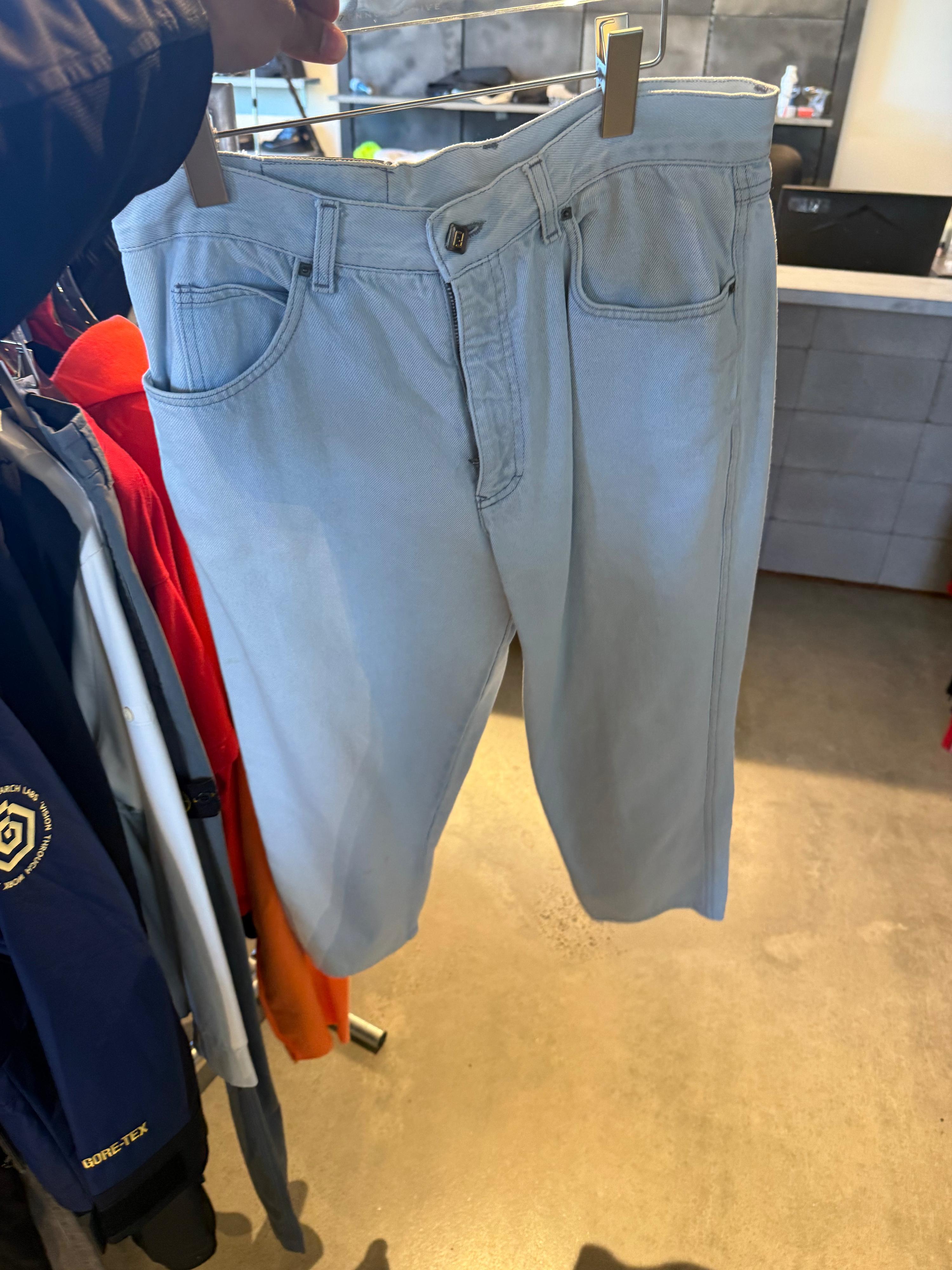 Fendi Vintage Light Wash Jeans (Fits 32”)