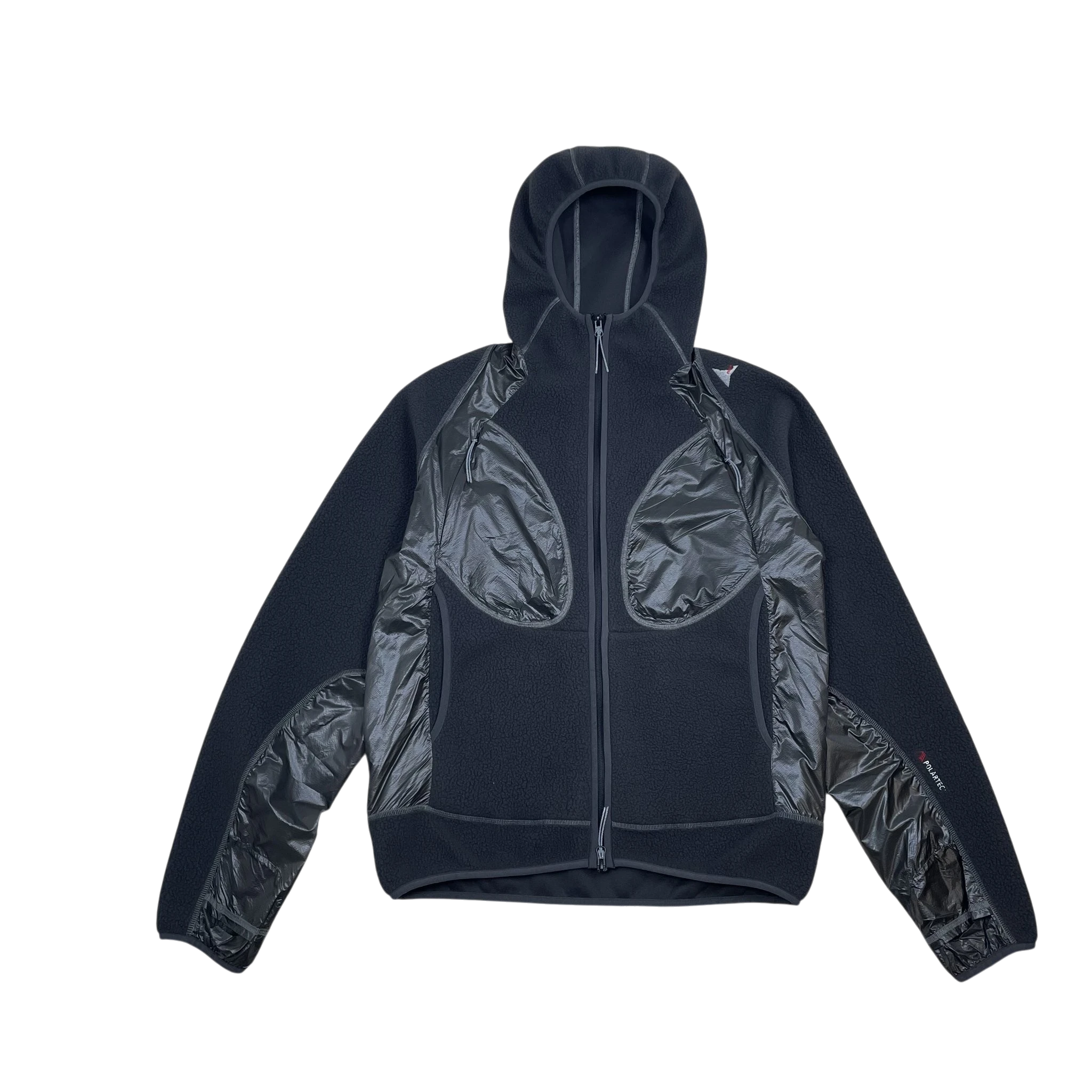 ROA SS26 Ocular Polartec Thermal Pro Zip Up Hoodie Black (Size M)