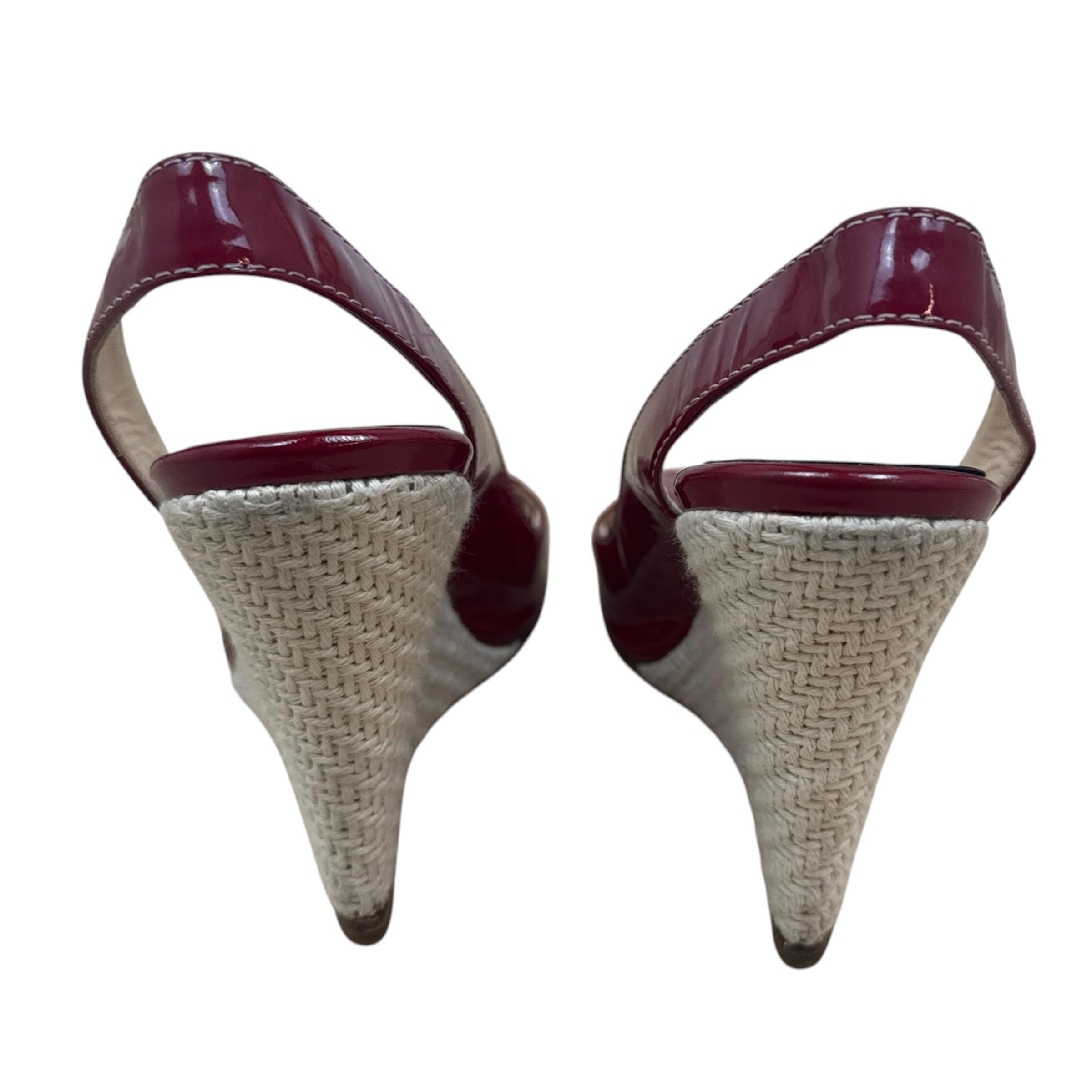 Christian Louboutin Patent Leather Wedges (Size 38) thumbnail 4