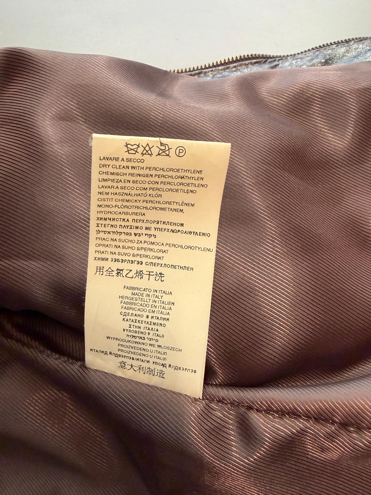Martin Box Story Distressed Leather Jacket Grey (Size L) thumbnail 4