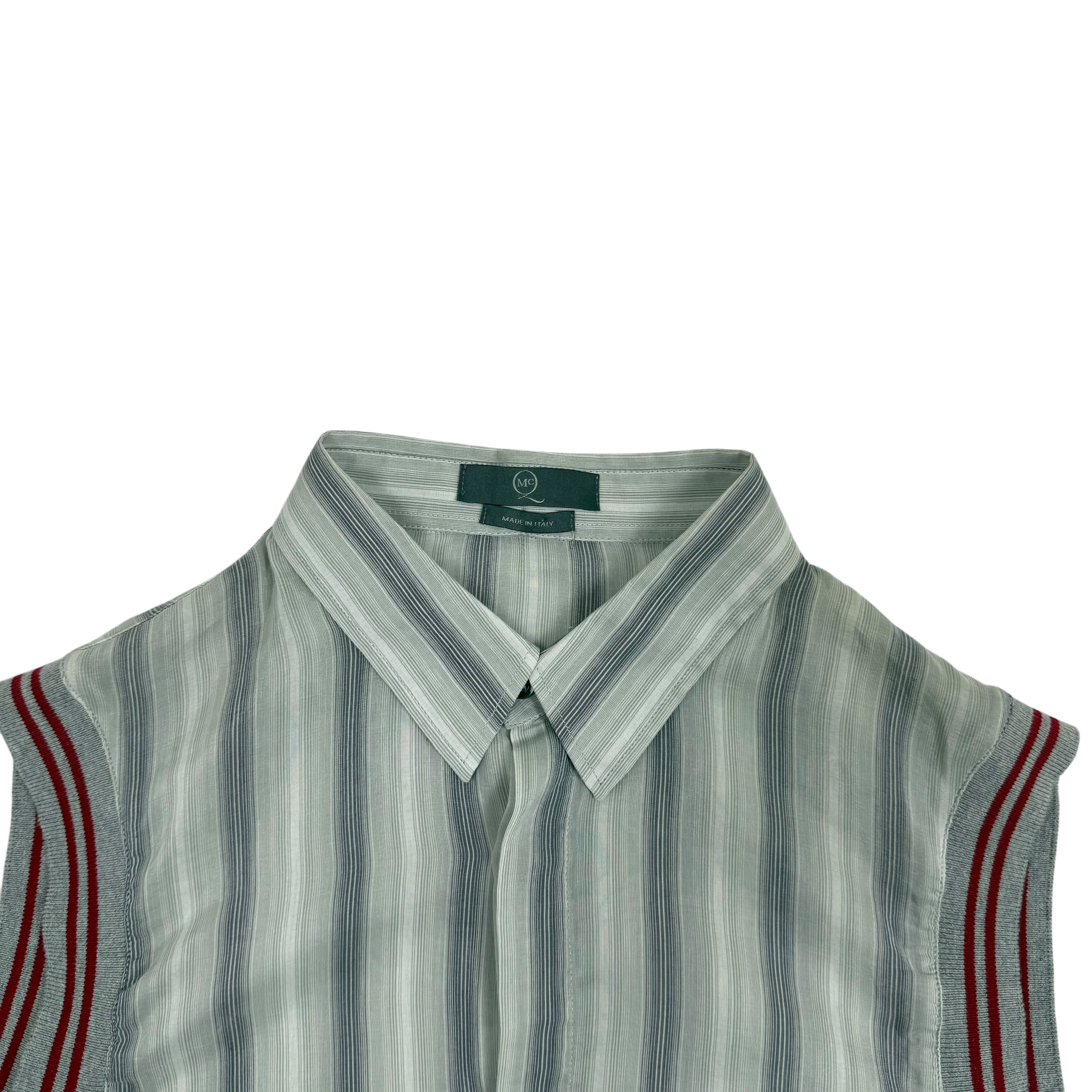 Alexander McQueen 00s Sleeveless Button-Up Shirt (Fits M-L) thumbnail 2