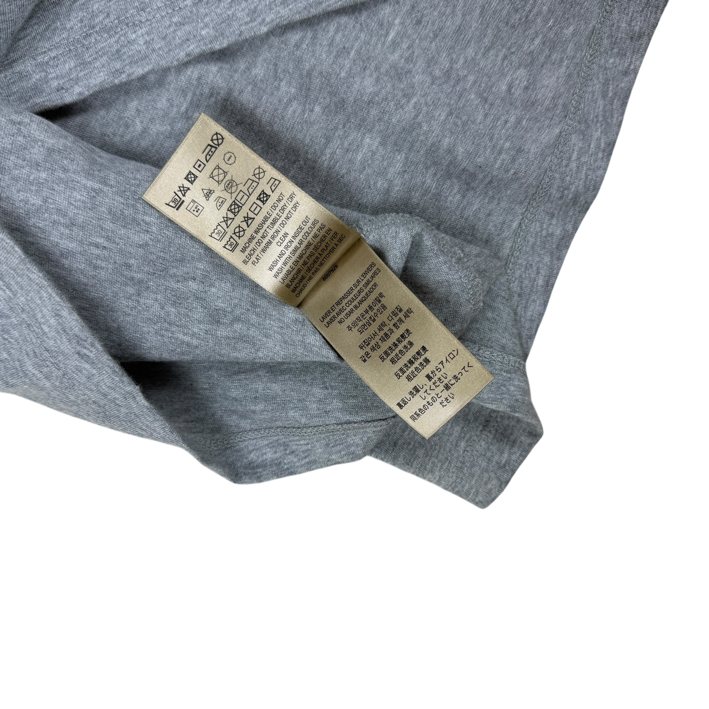 Burberry Embroidered Logo Oversized T-Shirt Grey (Fits S-L) thumbnail 6