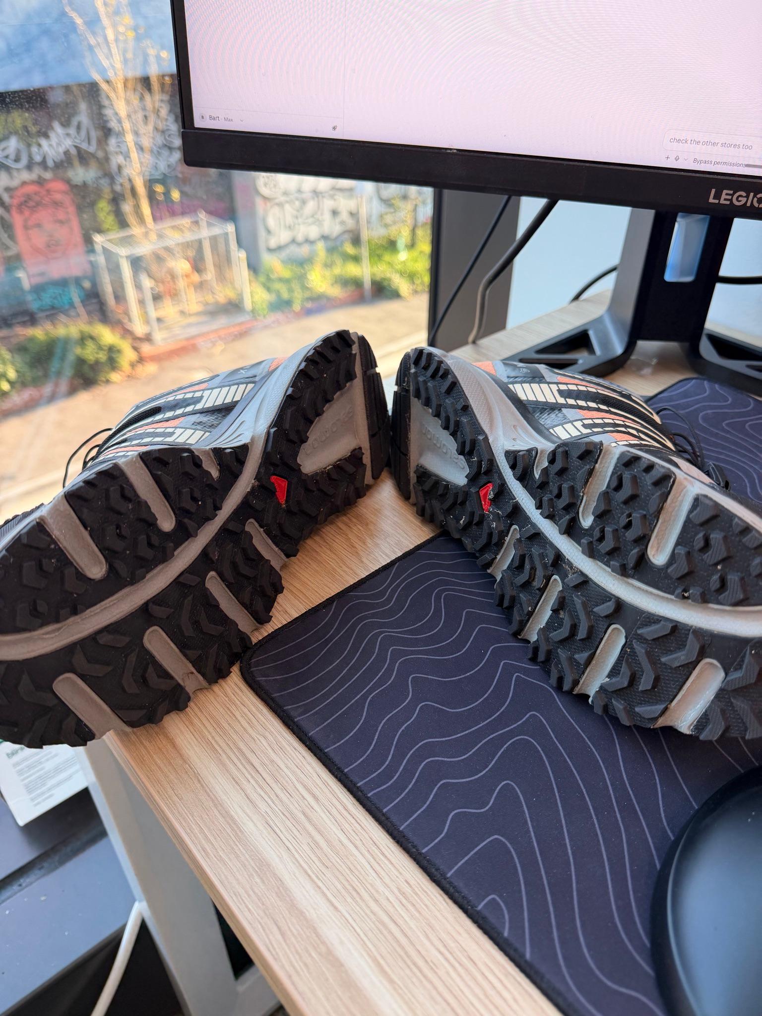 Salomon Black X Mission 4 Running Shoes (Size UK 8.5) thumbnail 3