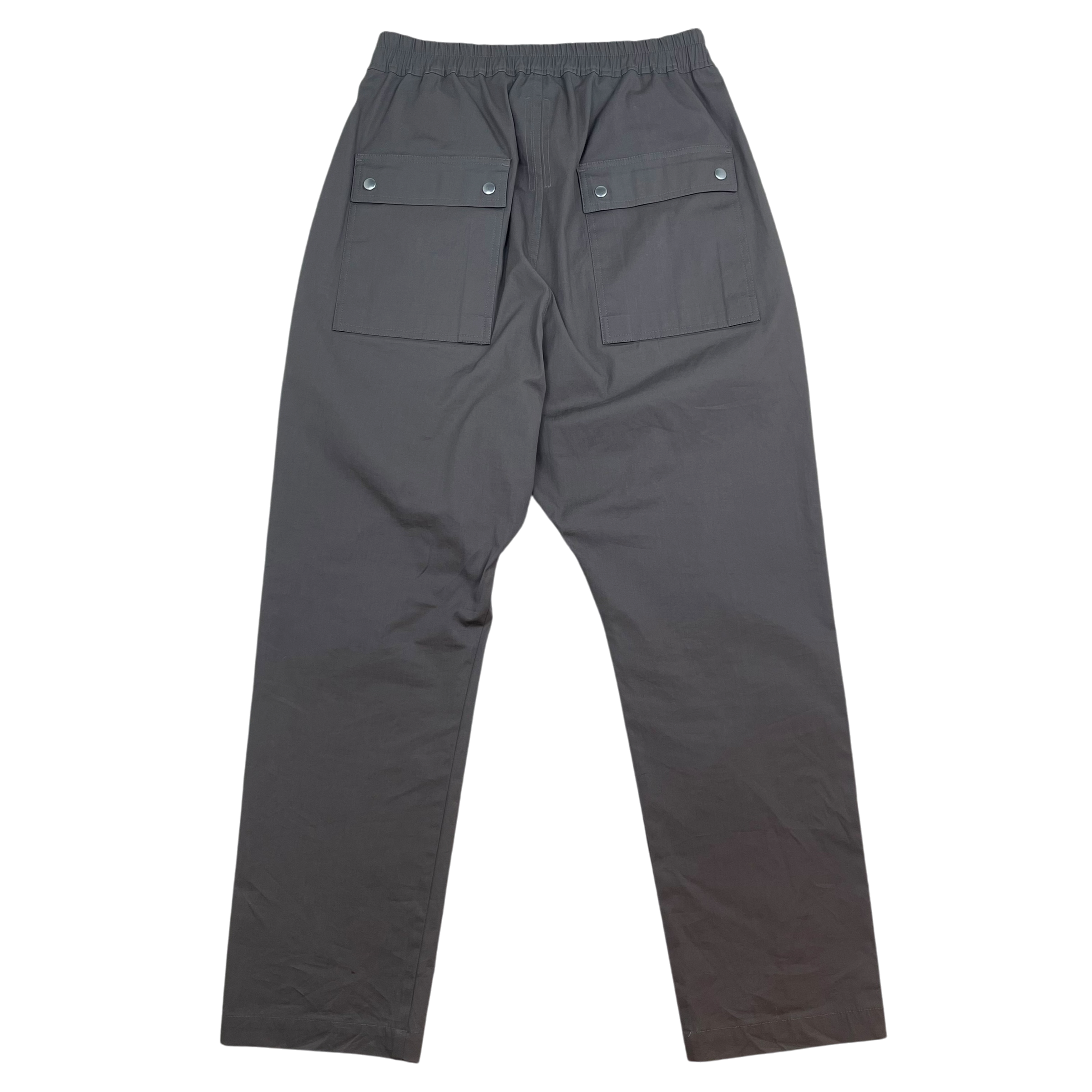 Rick Owens FW22 Strobe Bela Drop Crotch Nylon Zip Trousers ‘Dust’ Grey (Size 50/L) thumbnail 3
