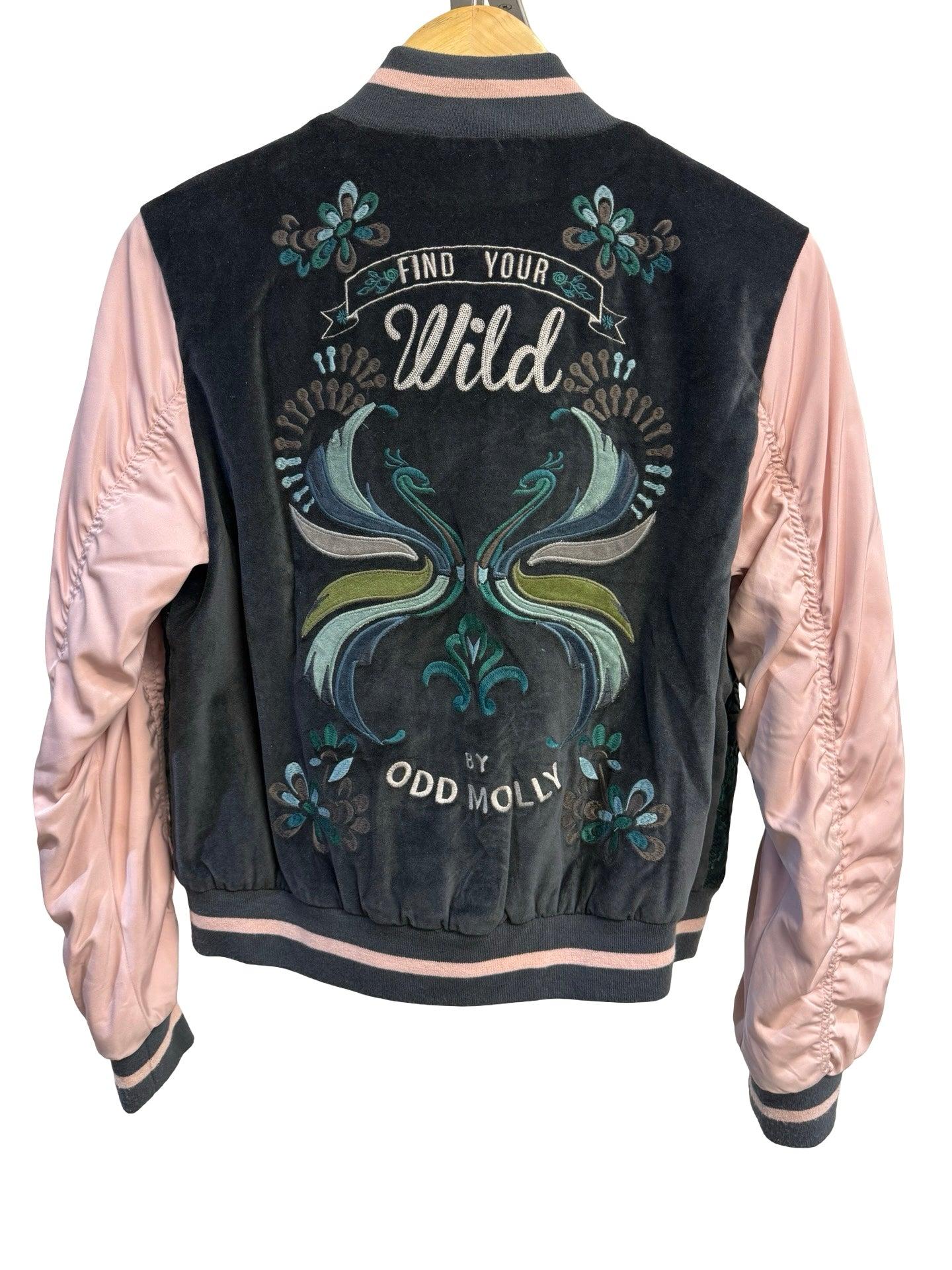 Odd Molly Multicolour Bomber Jacket 8-10 thumbnail 2