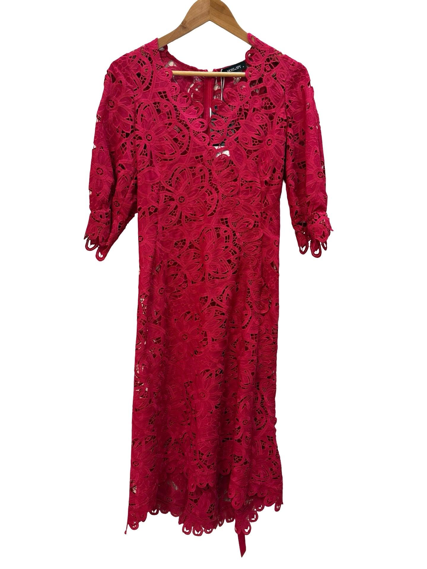 Moss & Spy Red Dress 10