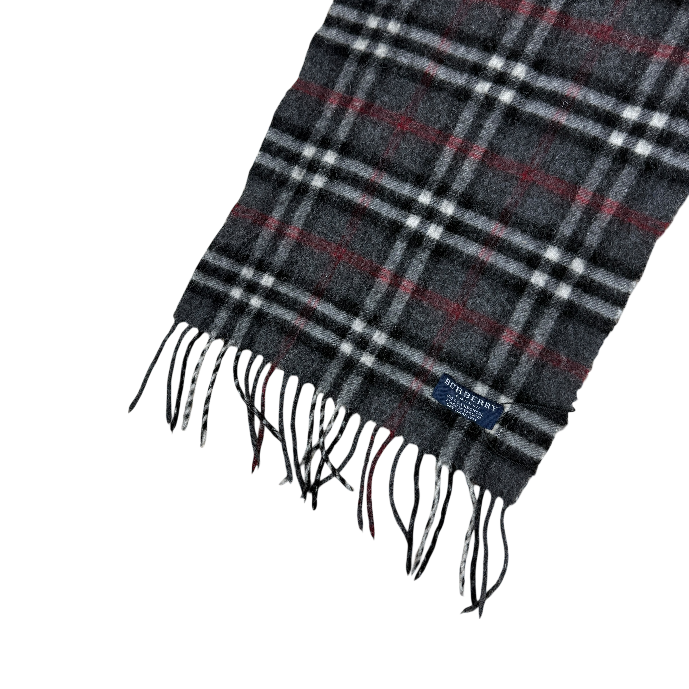 Burberry Wool Nova Check Scarf Grey thumbnail 3
