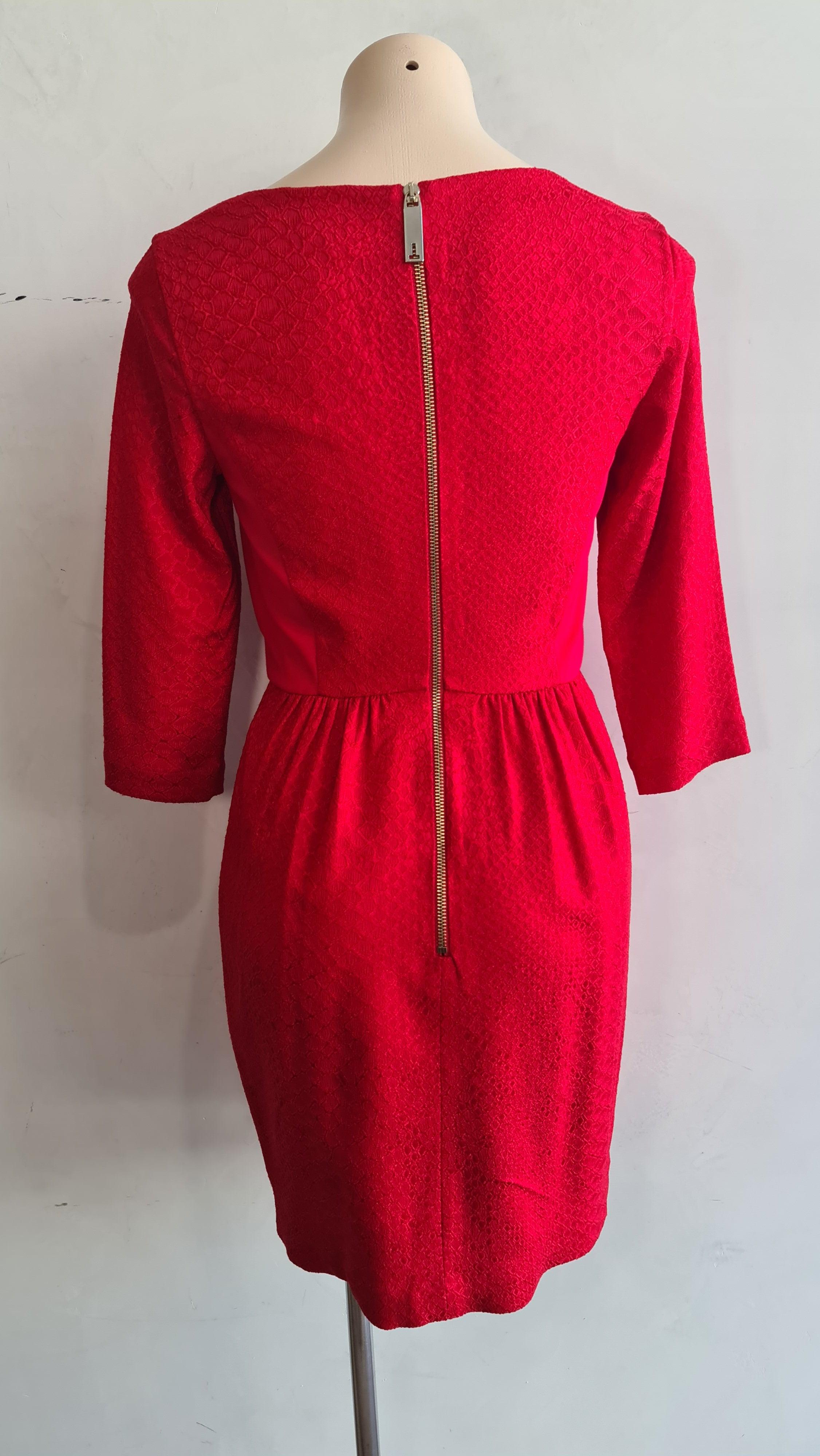 Ted Baker Red Dress - size 2 thumbnail 5
