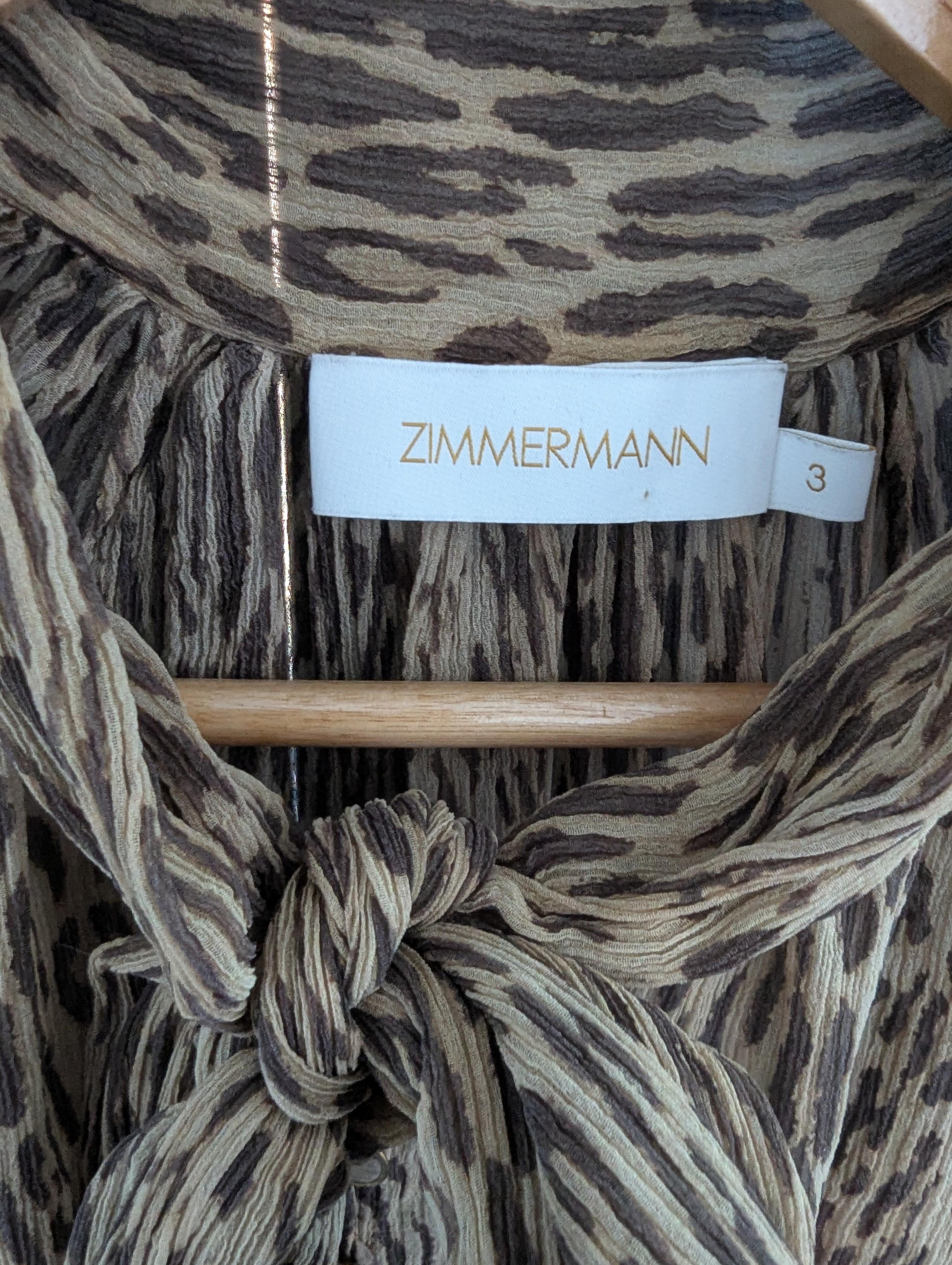Zimmermann Leopard Print Silk Dress 3 thumbnail 4