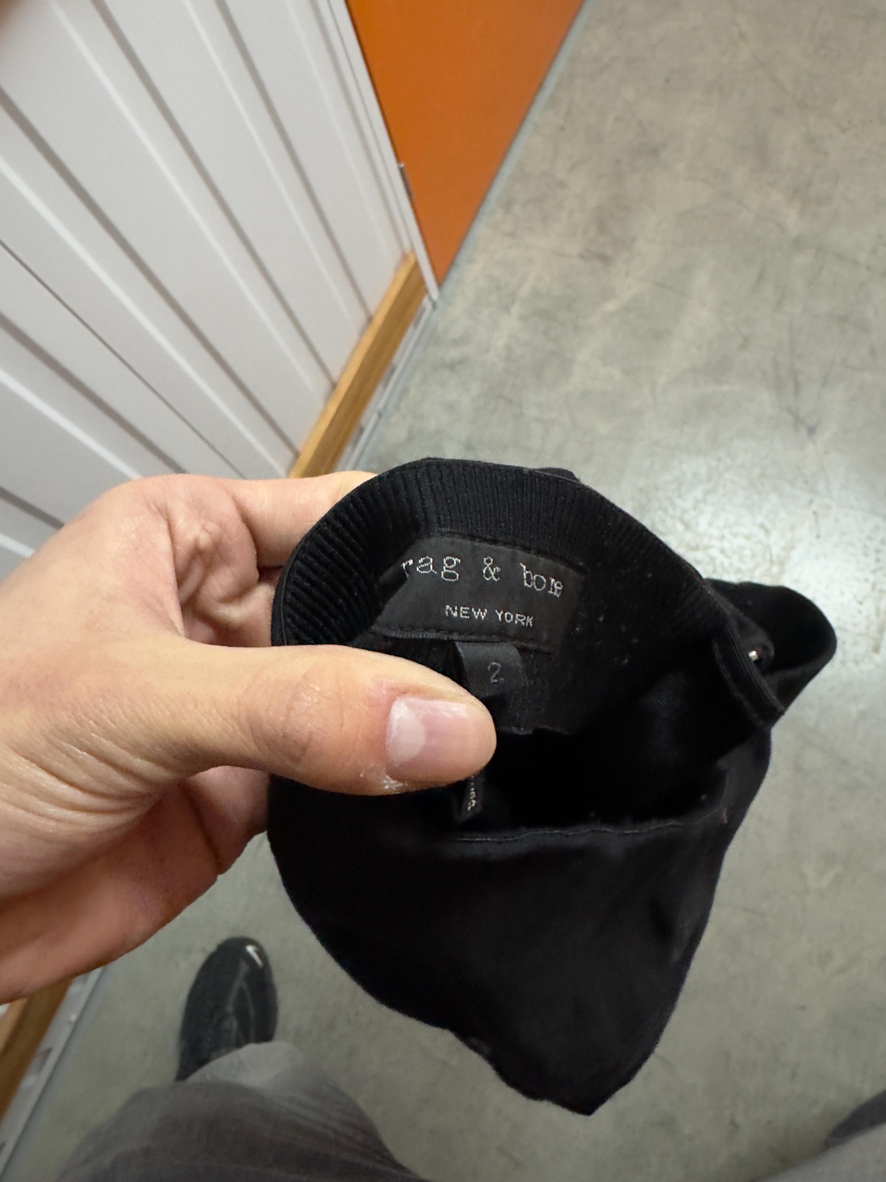 rag & bone Black Side Zip Pants (Size 2) thumbnail 3