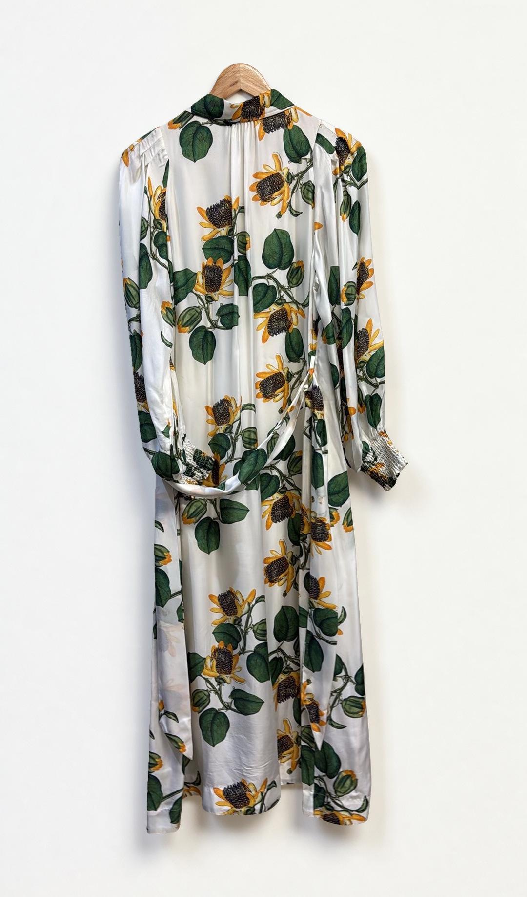 Cable Melbourne White Floral Shirt Dress 12 thumbnail 4