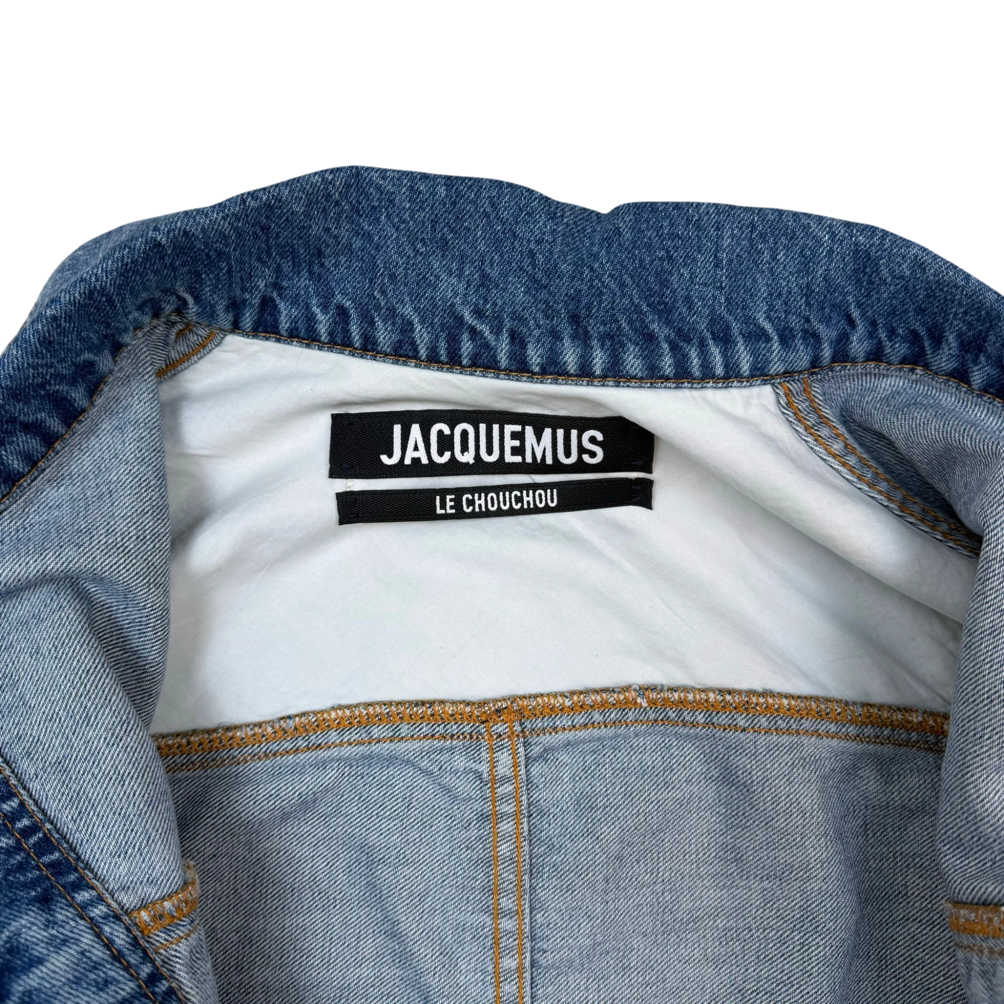 Jacquemus La Chemise De Nîmes Linon Denim Jacket Blue (Size 34) thumbnail 2