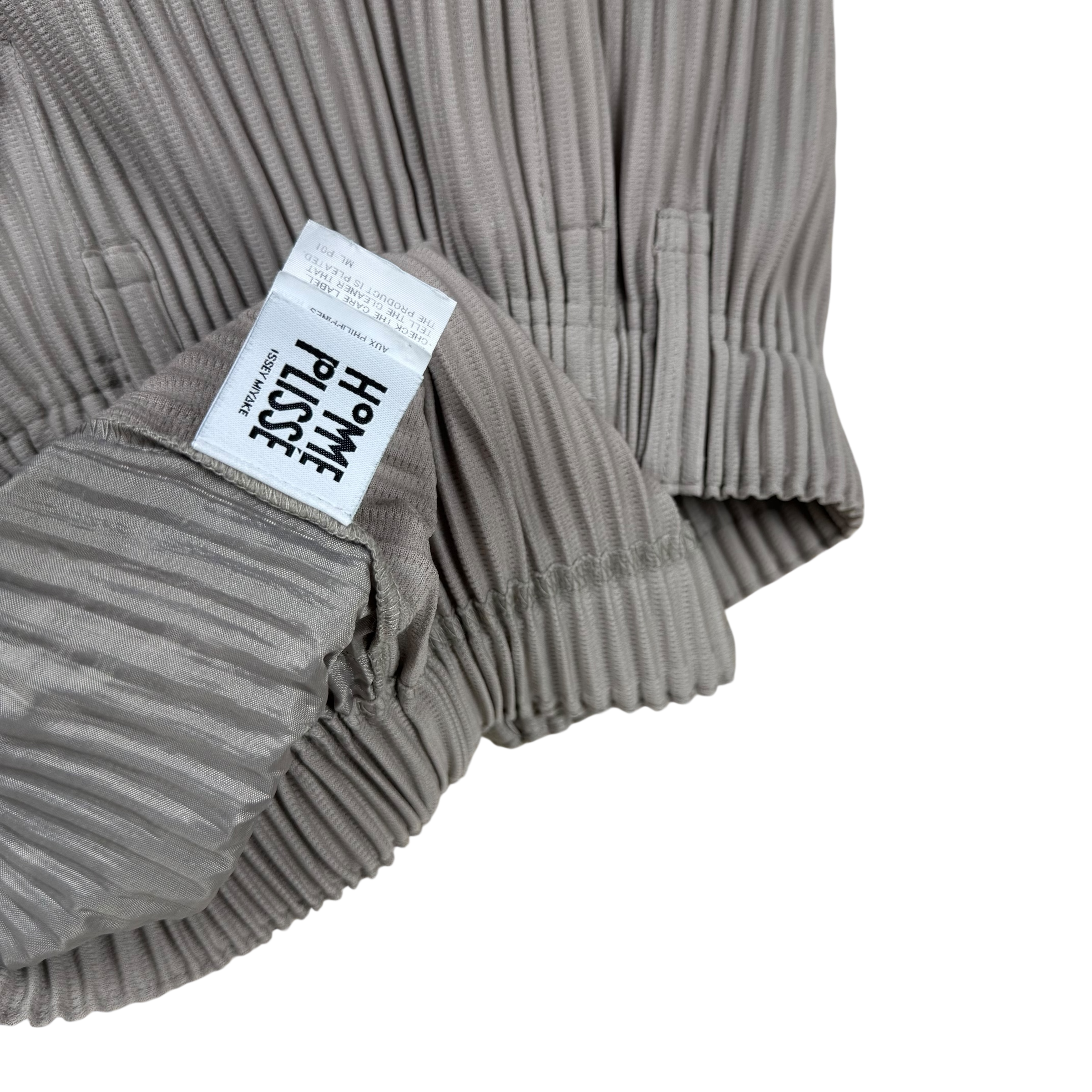 Issey Miyake Homme Plissé Pleated Trousers Grey (Size 2) thumbnail 4