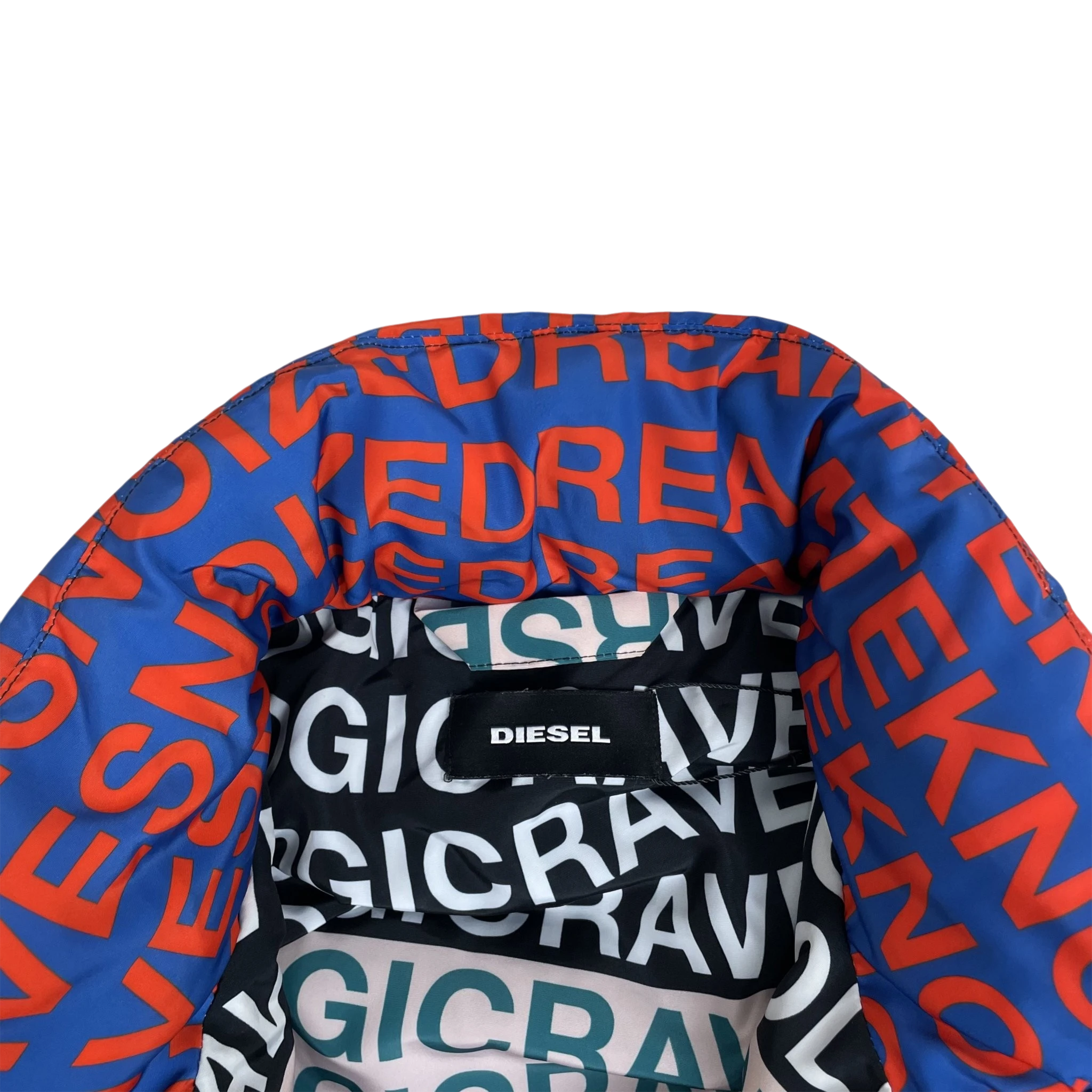 Diesel FW18 W-Piatg Graphic Puffer Jacket (Size L) thumbnail 2