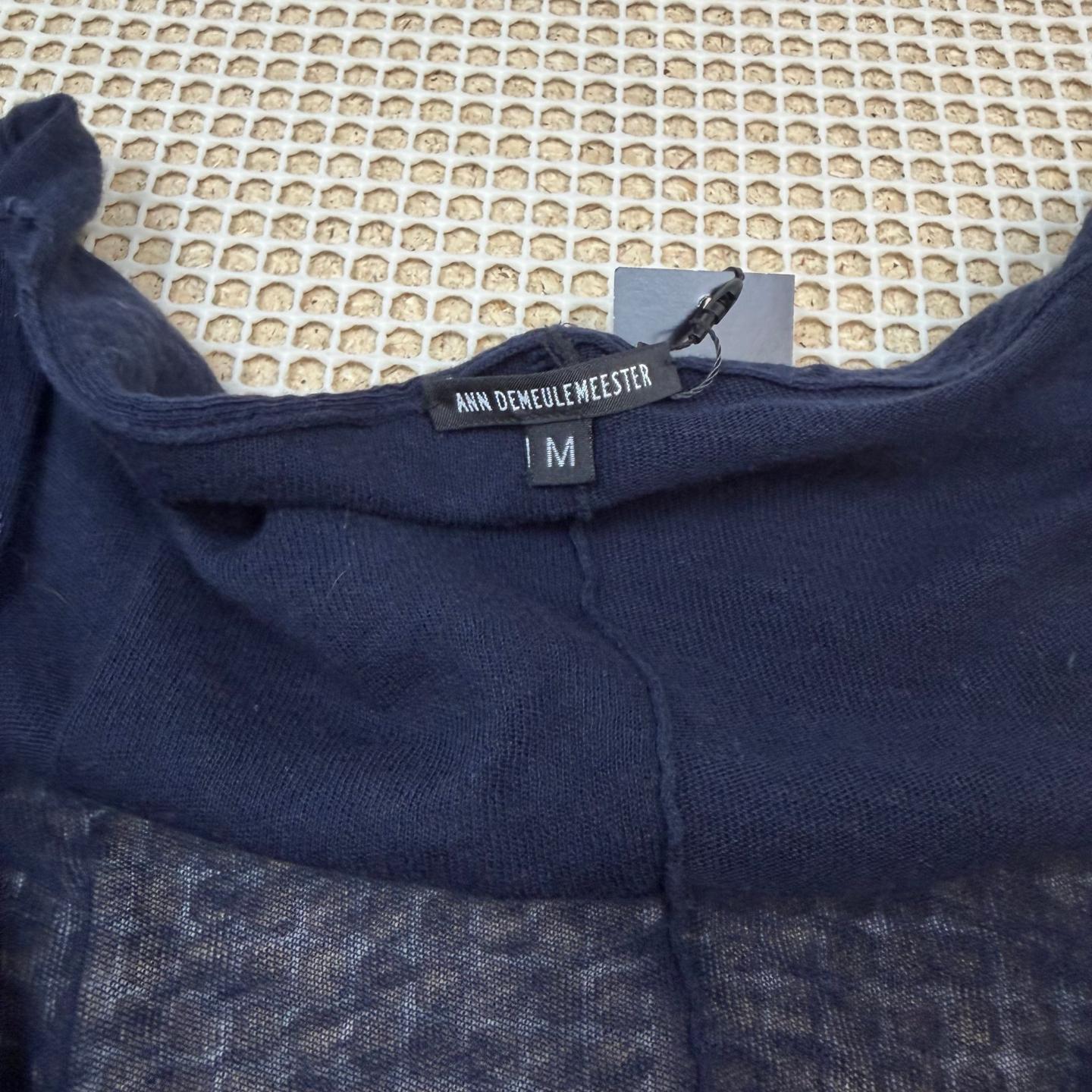 Ann Demeulemeester Double Breasted Cardigan Navy (Size M) thumbnail 2