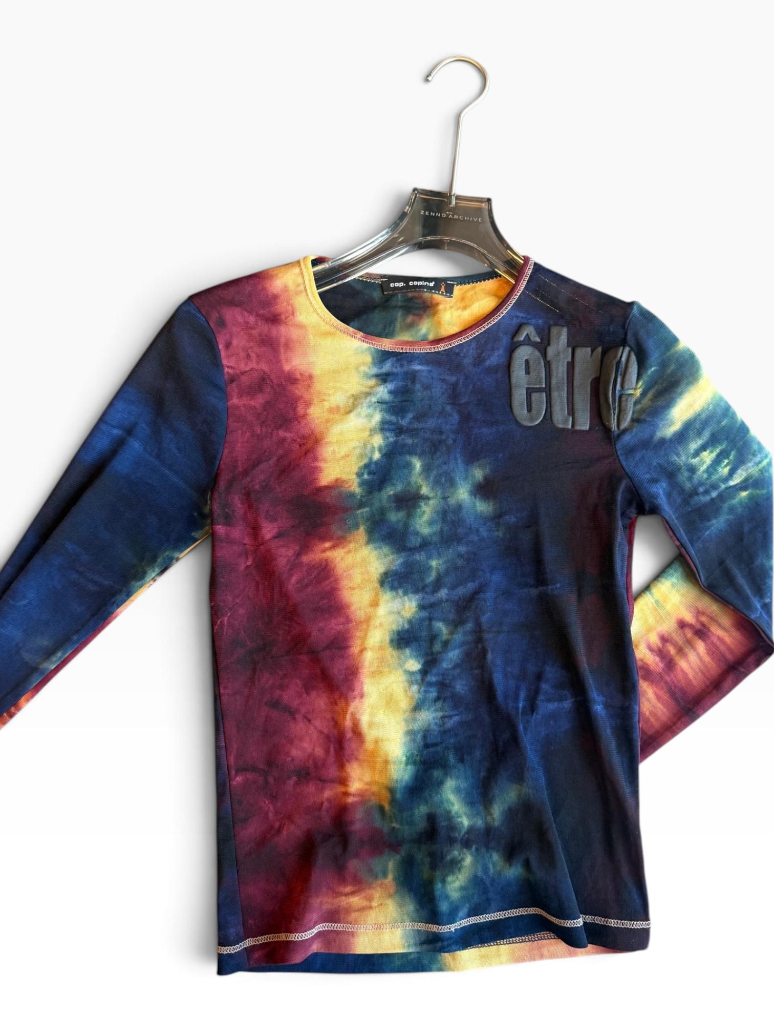 Cop Copine Flambeau Être Tie Dye Long Sleeve T-Shirt (Size O/S)