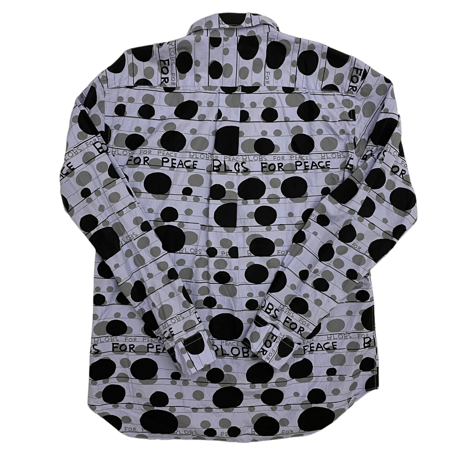 Comme des Garçons (CDG) Homme Deux ‘Blobs For Peace’ Print Shirt (Fits M) thumbnail 3