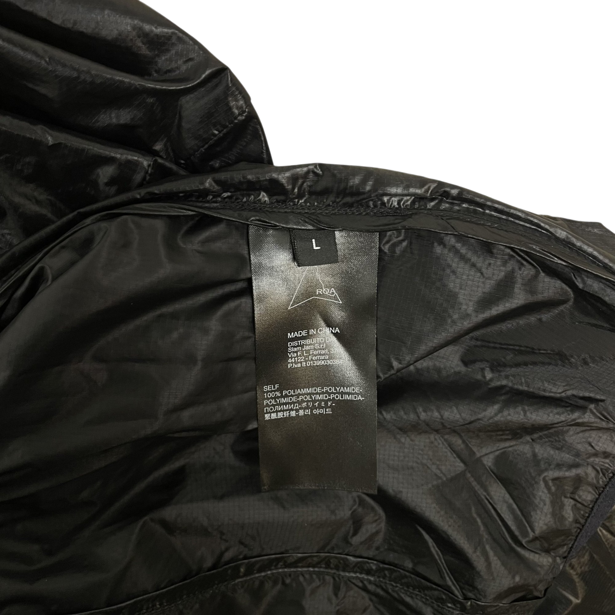 ROA Hue Packable Wind Jacket Black (Size L) thumbnail 6