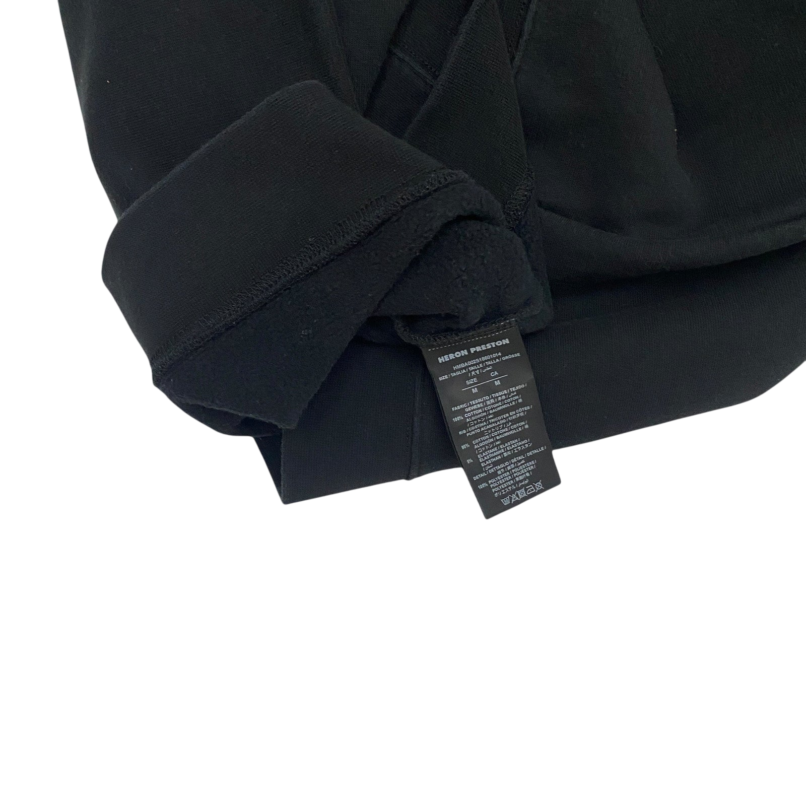 Heron Preston White HeronCrewneck Sweatshirt Black (Fits L-XL) thumbnail 5