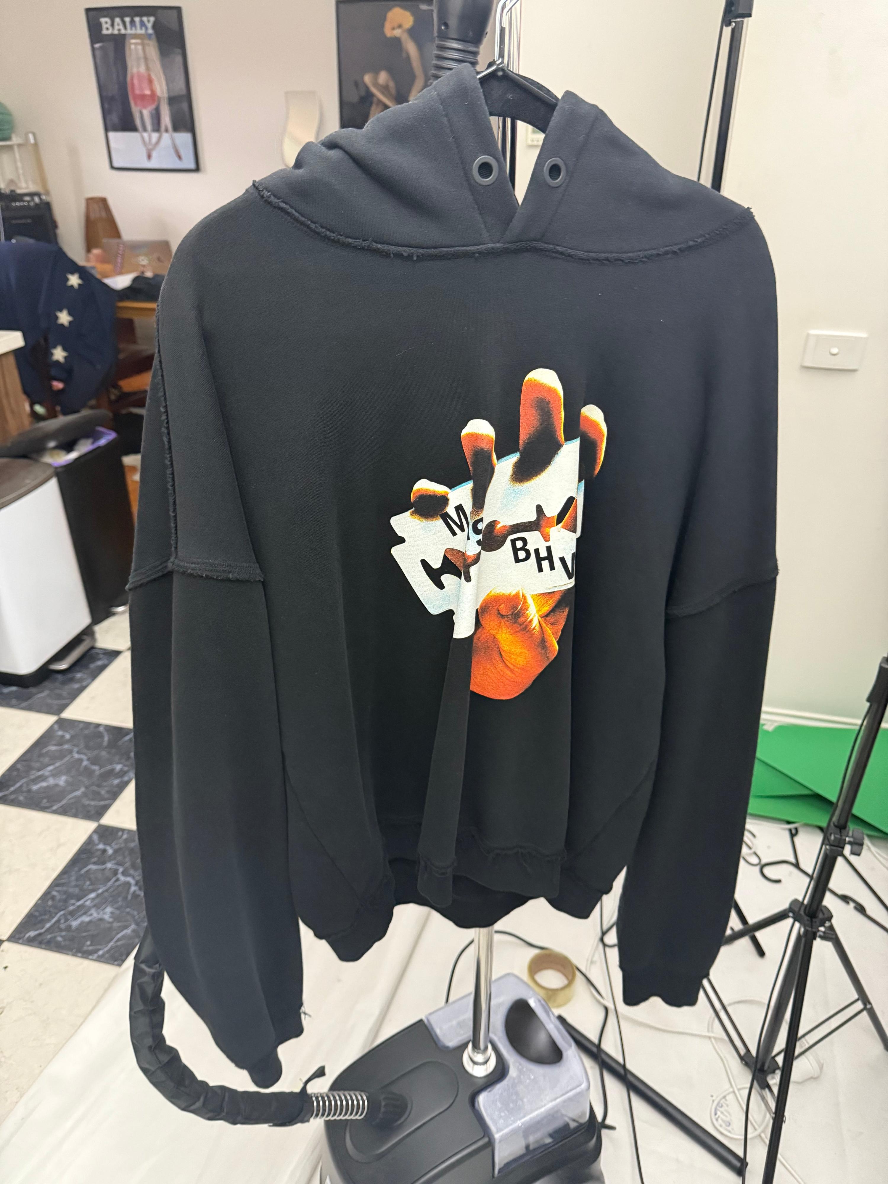MISBHV Black Razor Hoodie Black (Size L)