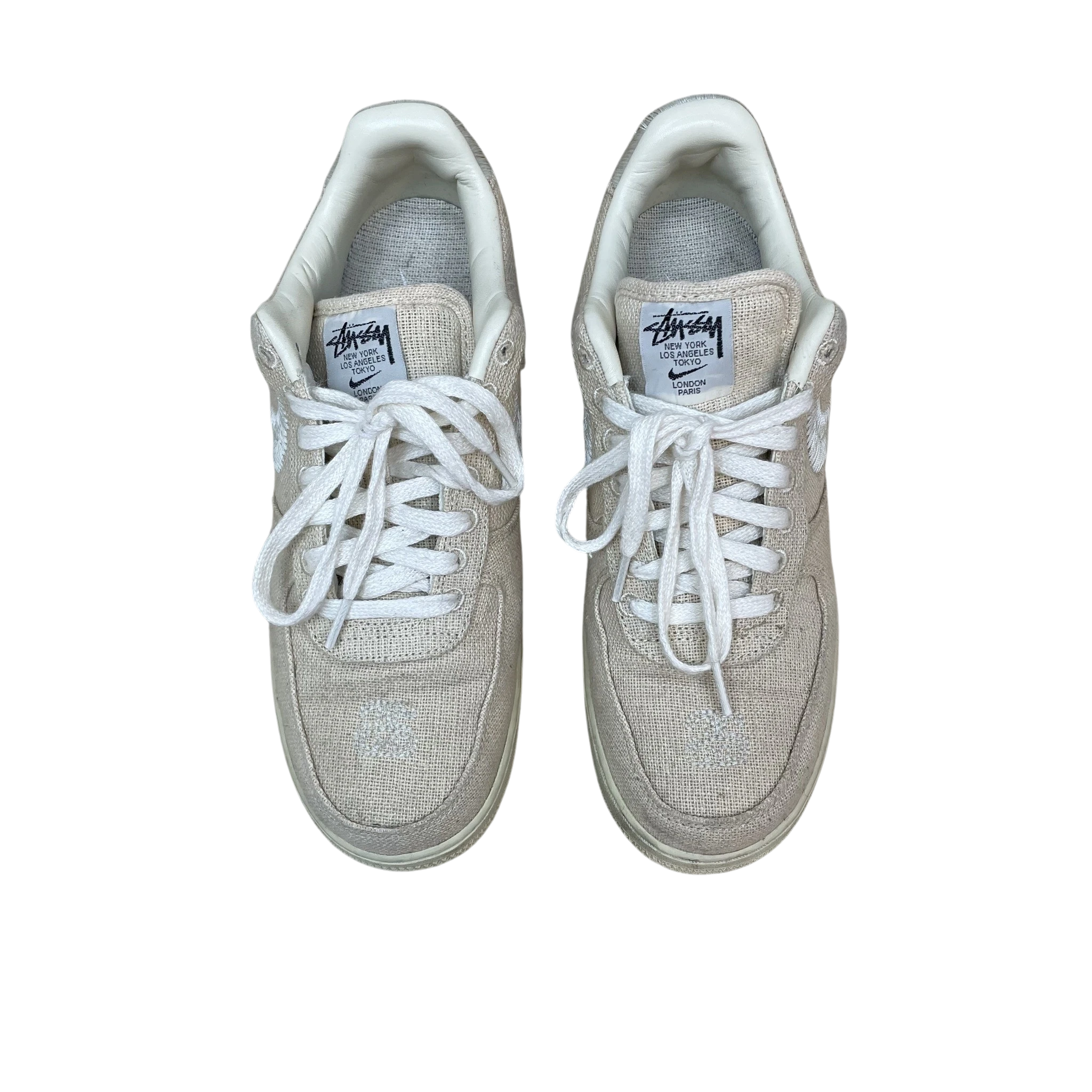Nike x Stussy Air Force 1 Low Sneakers ‘Fossil’ (Size US9/UK8) thumbnail 2