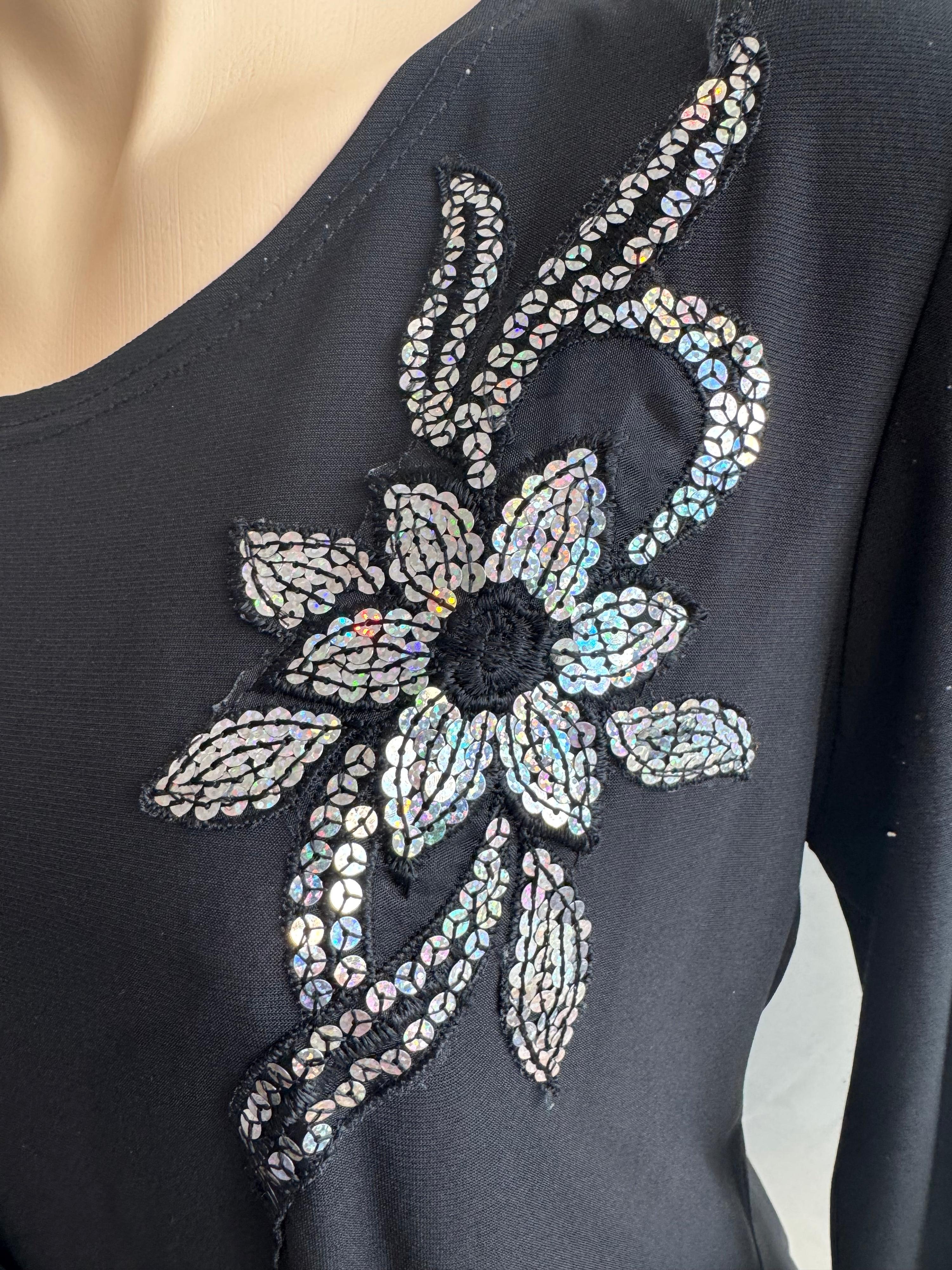Kate Harris sequin black top - size S thumbnail 7