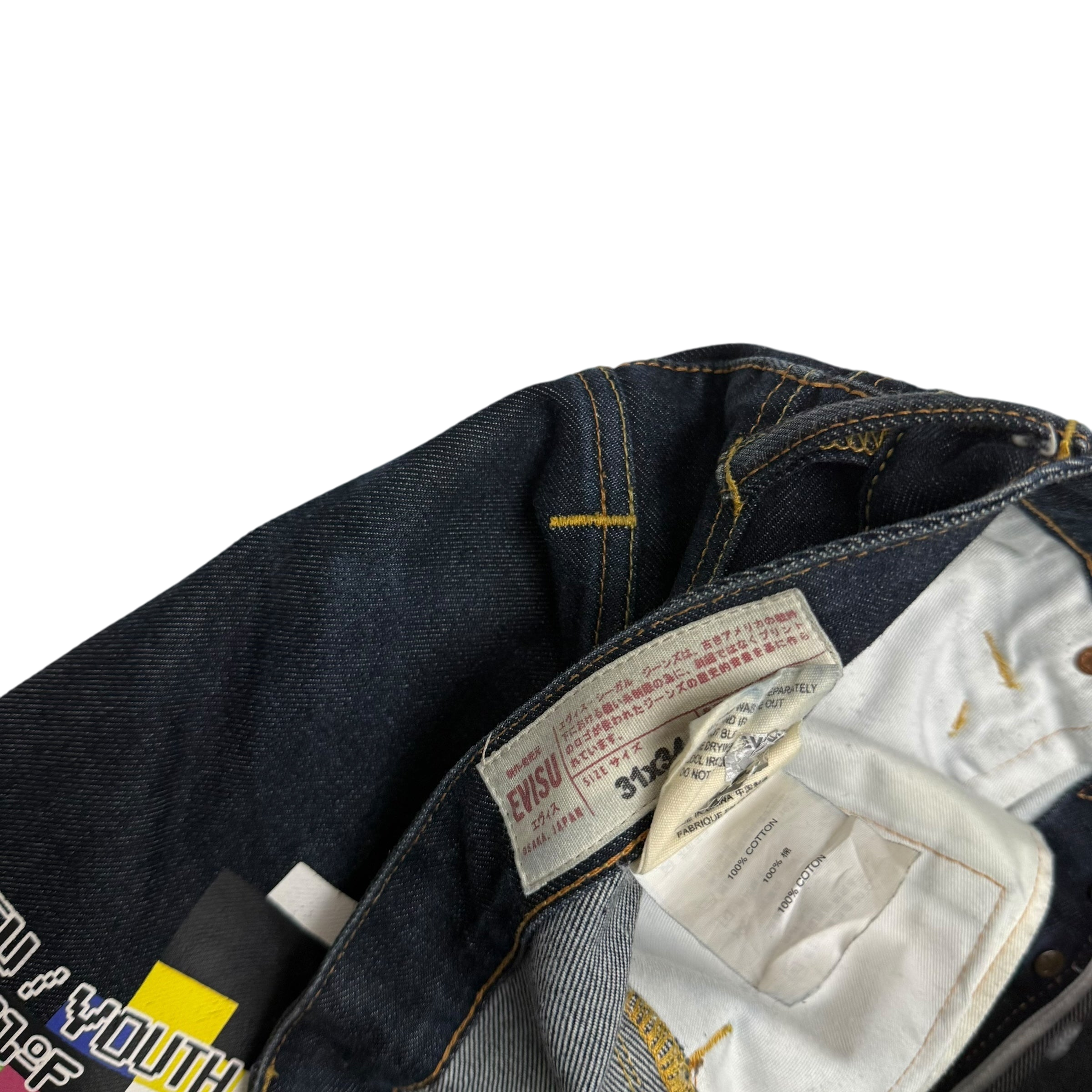 Evisu Pixel Diacock Logo Jeans (Size 31”) thumbnail 7
