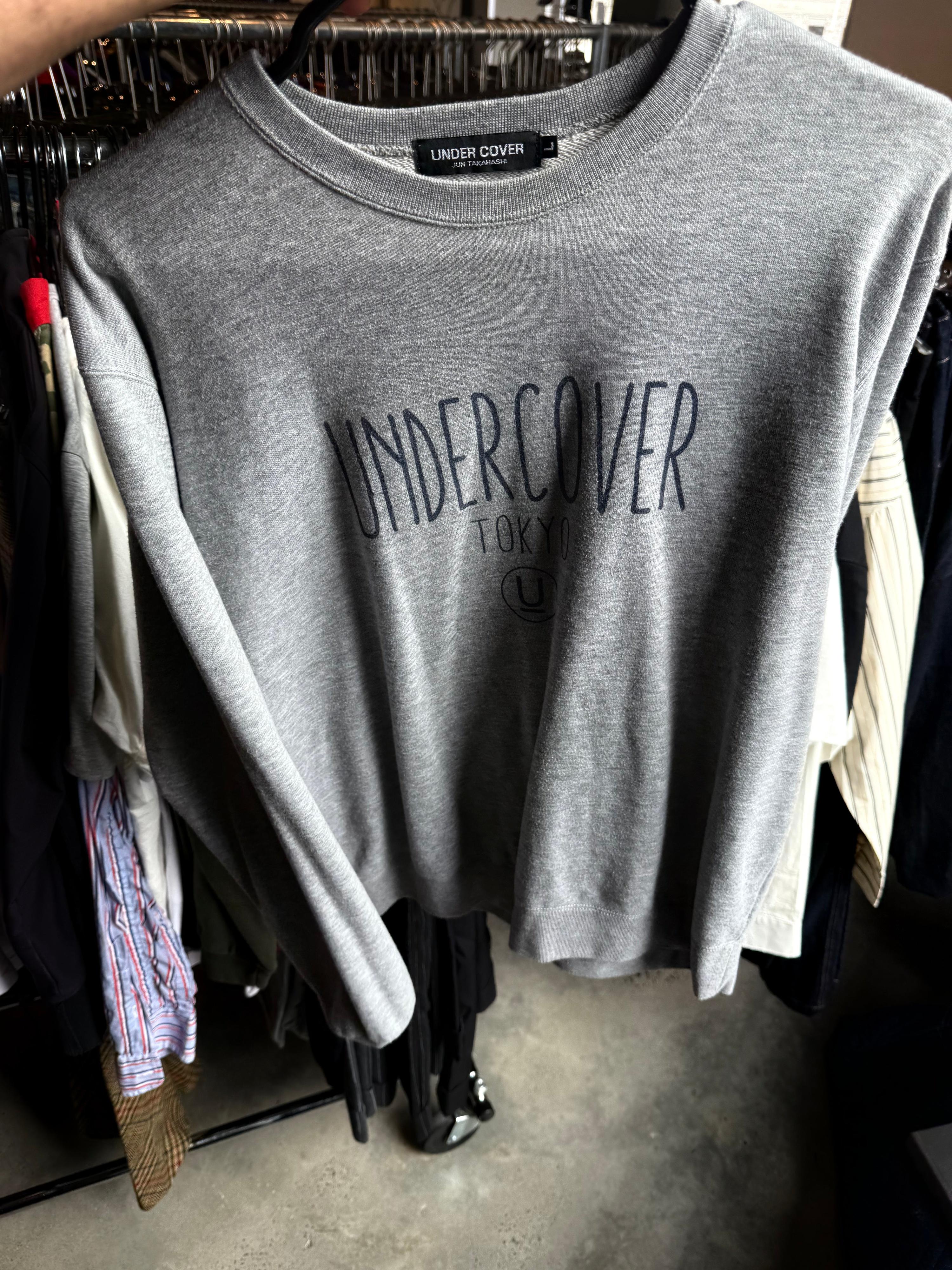 Undercover Jun Takahashi Logo Sweater Grey (Size L)