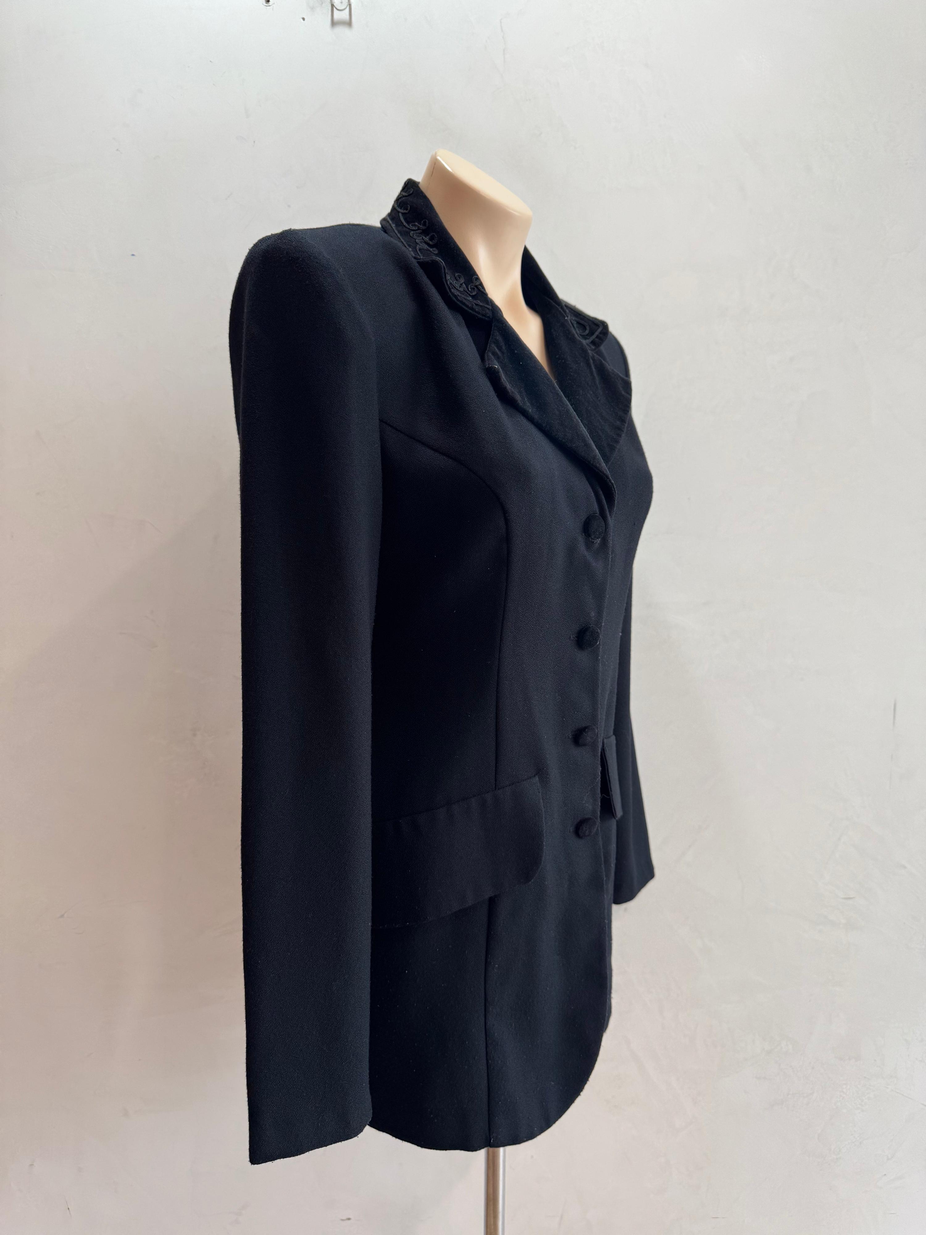Vintage Marshall Gerald Ashley Black Blazer - size 8 thumbnail 7