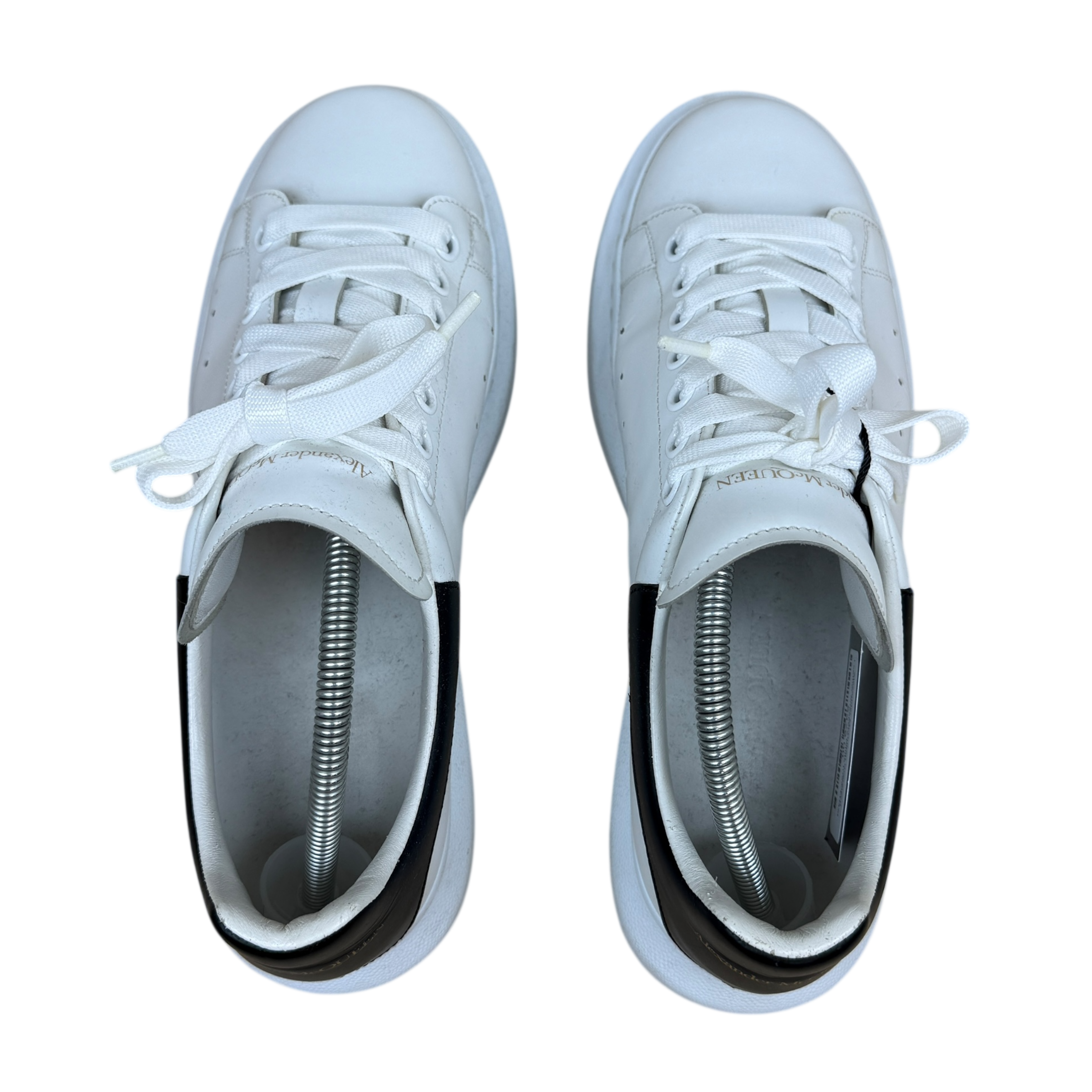 Alexander McQueen Oversized Leather Sneakers White (US9/EU42) thumbnail 4