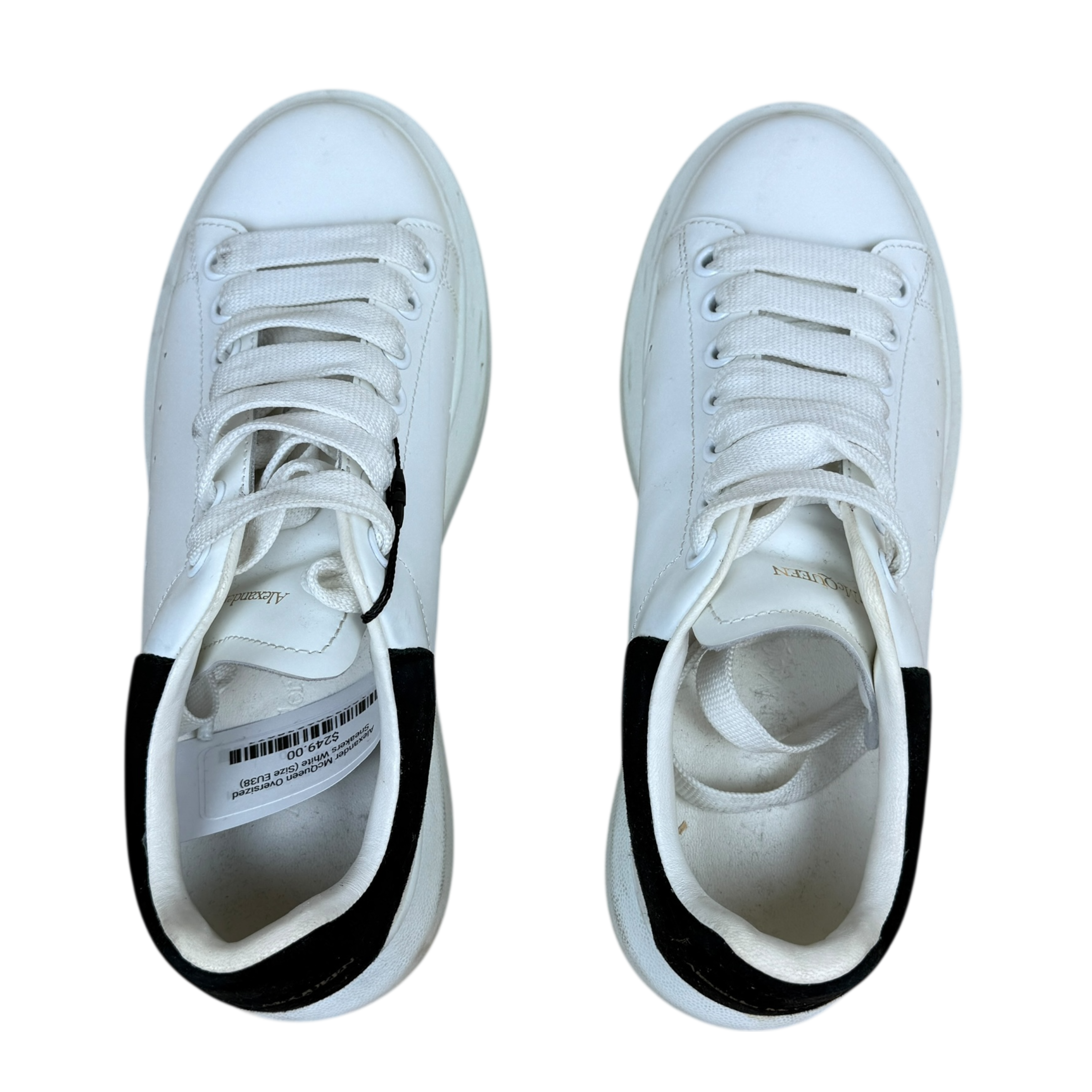 Alexander McQueen Oversized Sneakers White (Size EU38) thumbnail 4