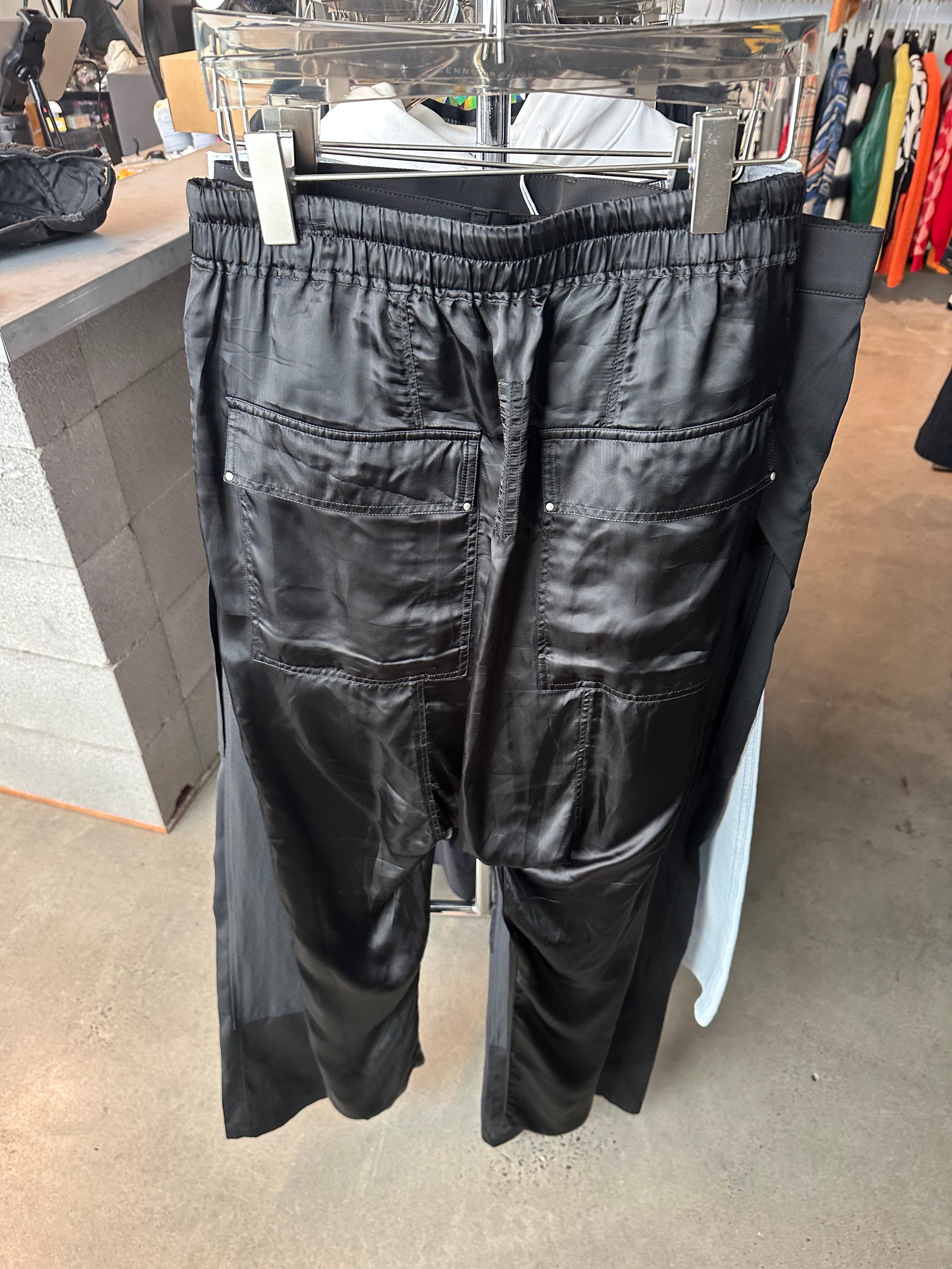 Rick Owens FW21 Gethesmane Drop Croth Pants Black (Size 50/L) thumbnail 3