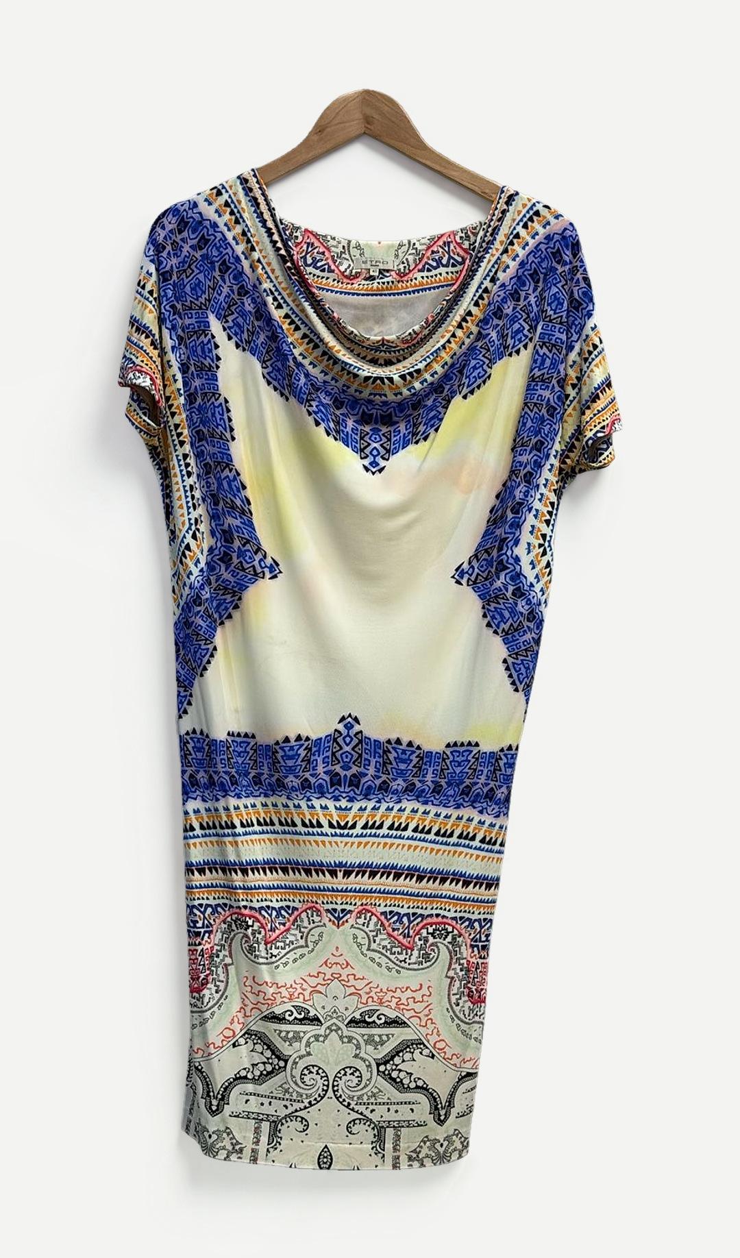 Etro Multicolor Print Dress 40