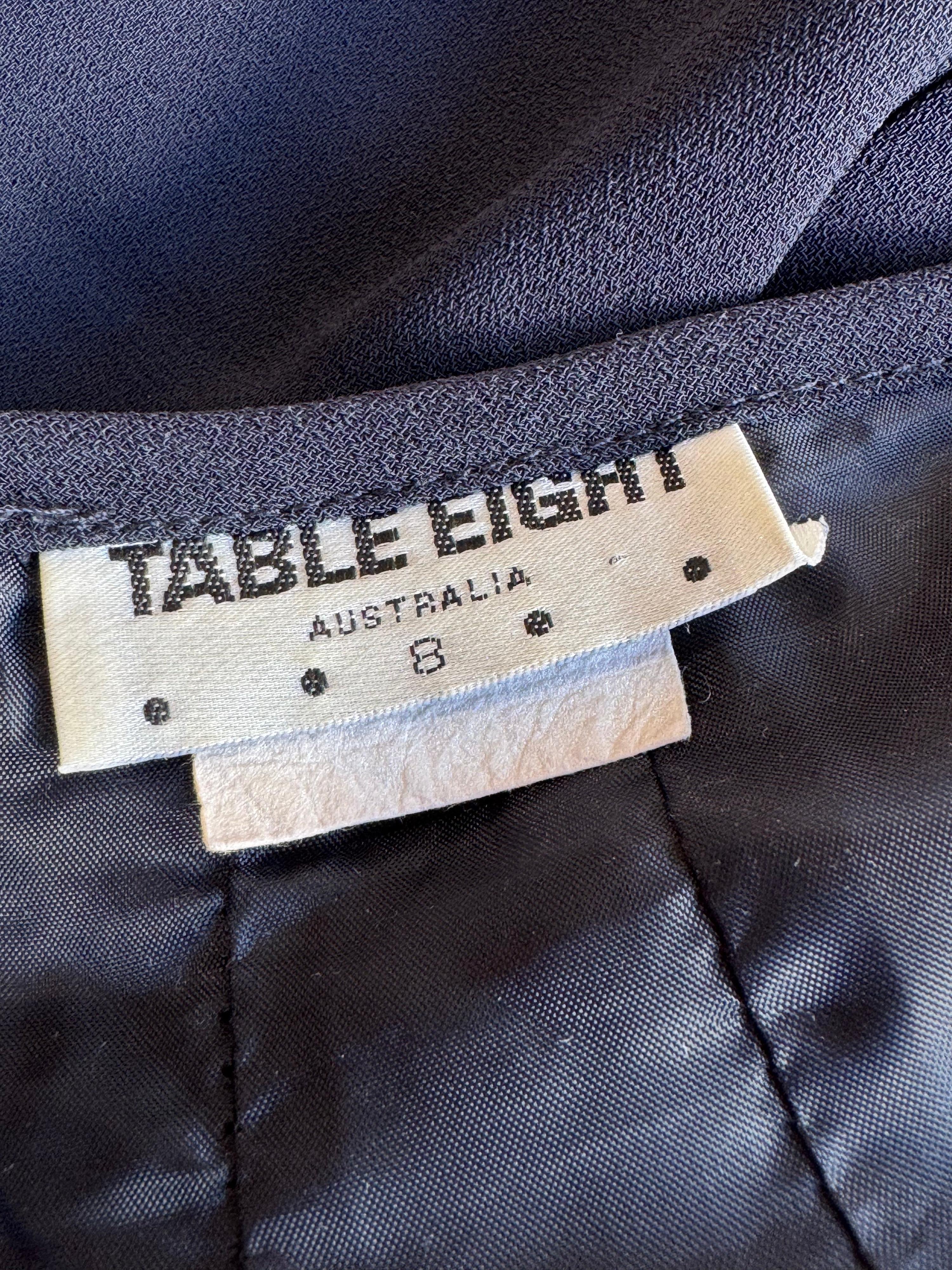Vintage Table Eight Navy Mini Skirt - size XS thumbnail 8